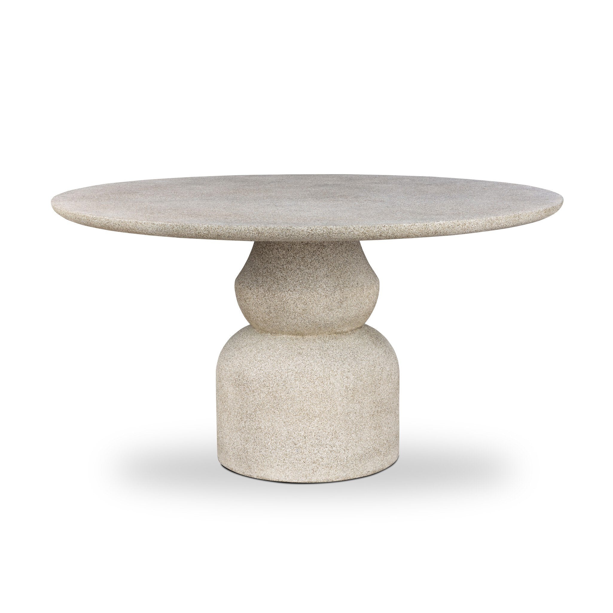 Faber 55" Outdoor Dining Table - Aged Natural Concrete