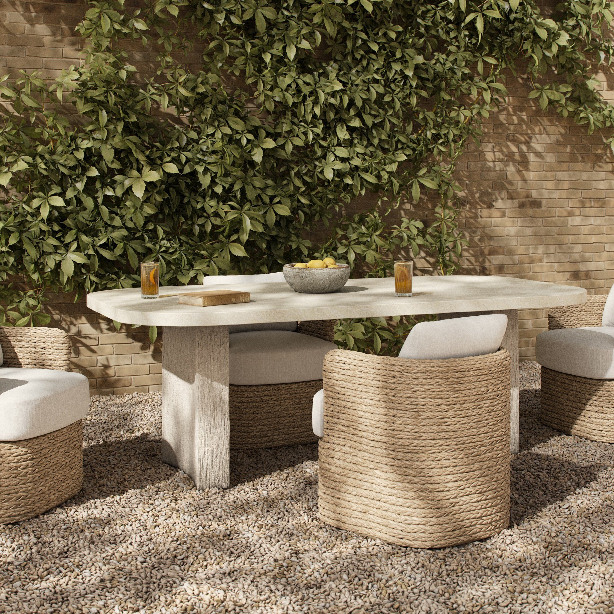 Alessandro 86" Outdoor Dining Table