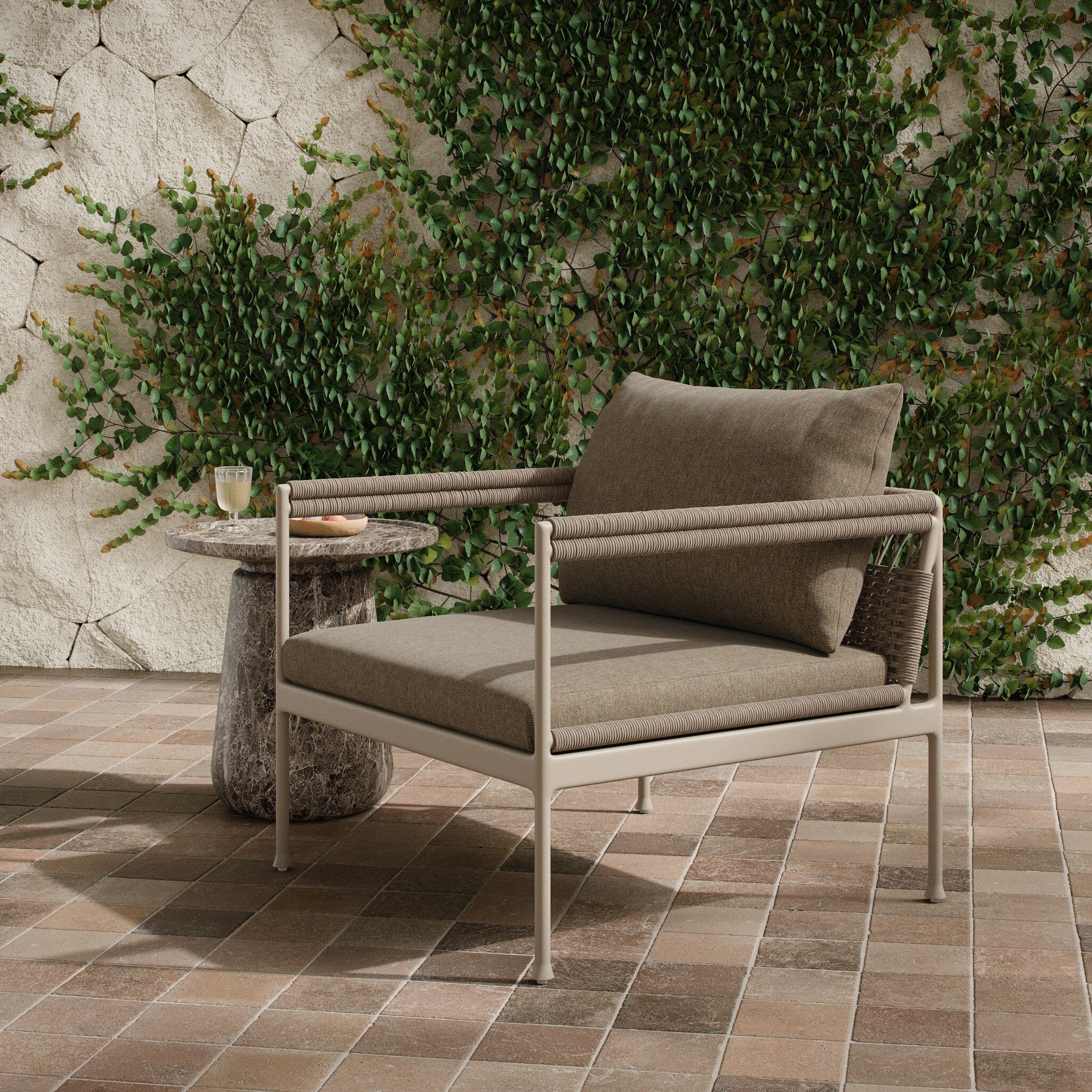 Fabrice Outdoor Chair - Alessi Fawn