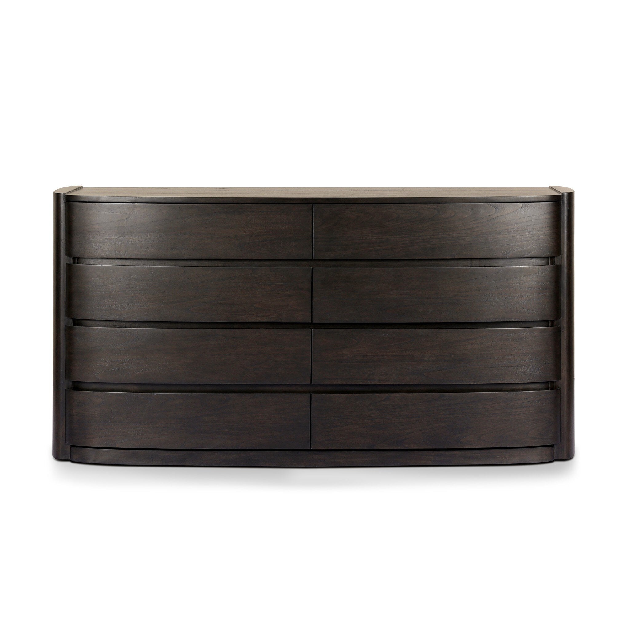 Greer 8 Drawer Dresser - Smoked Black Sungkai