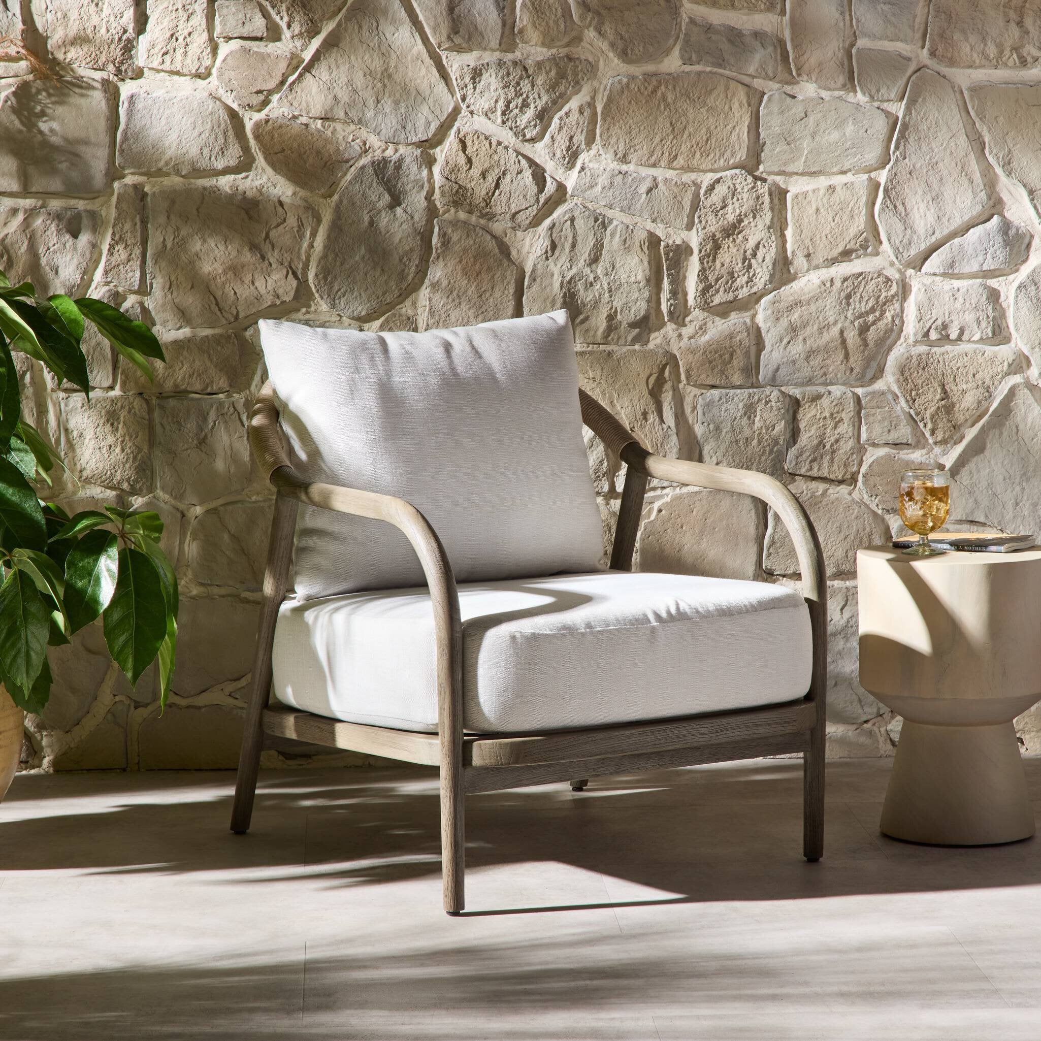 Remi Outdoor Chair - Vergo Cream