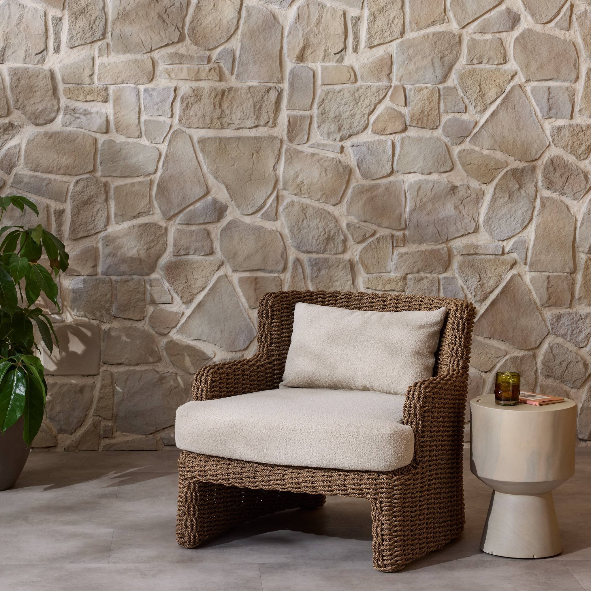 Vaughn Outdoor Chair - Vada Cream
