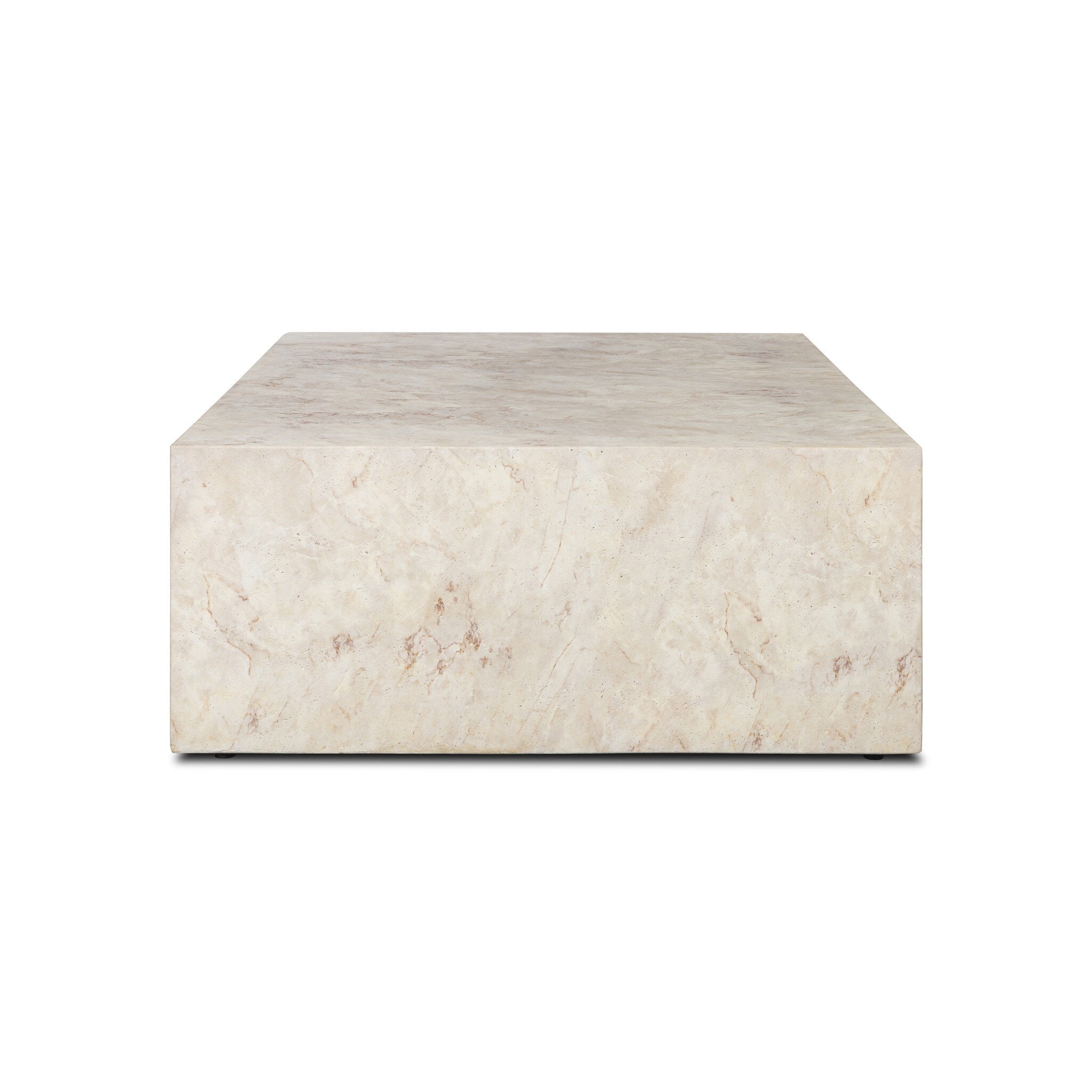 Ludlow Outdoor Coffee Table - Natural Veined Concrete