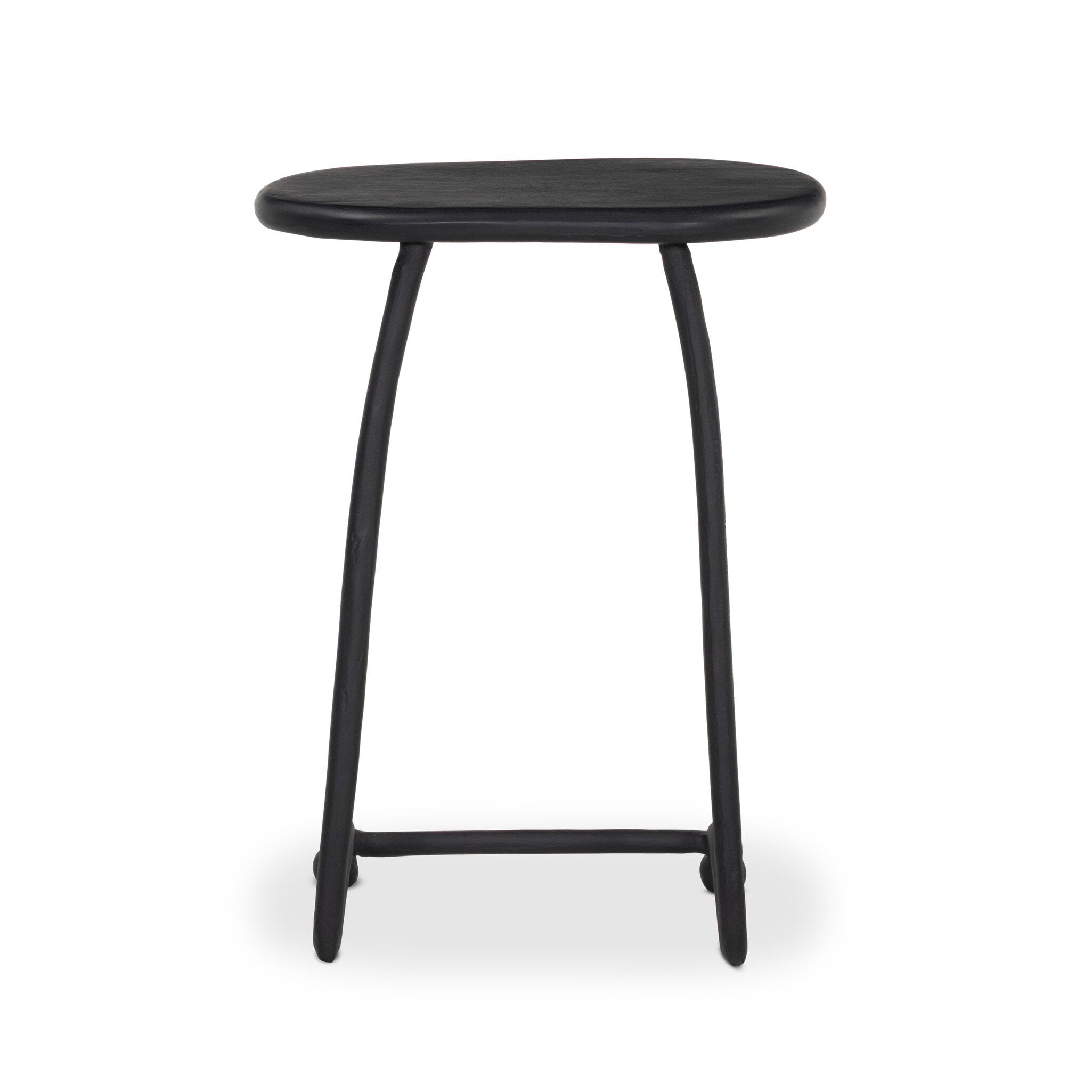 Bray Outdoor End Table - Black Antique
