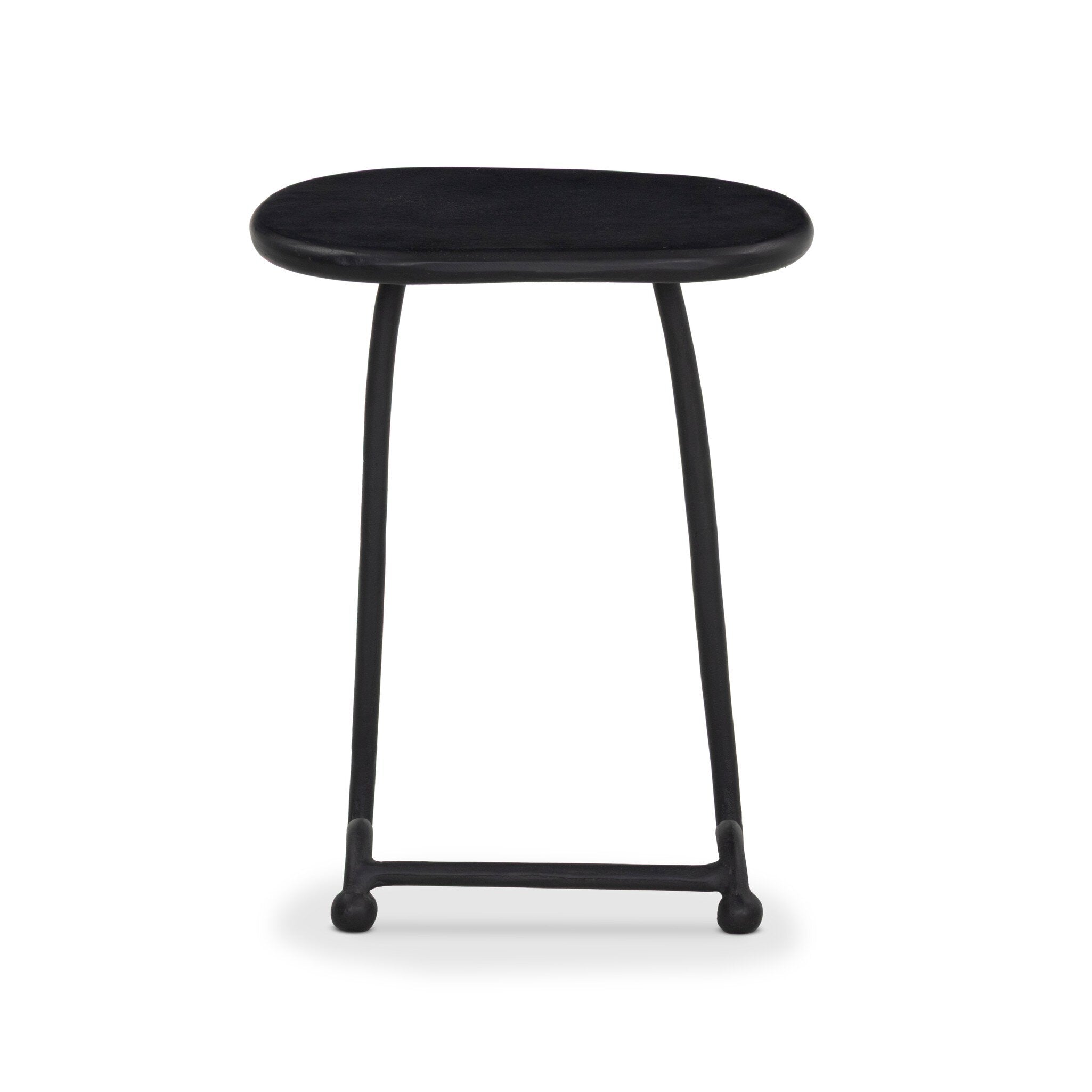 Bray Outdoor End Table - Black Antique