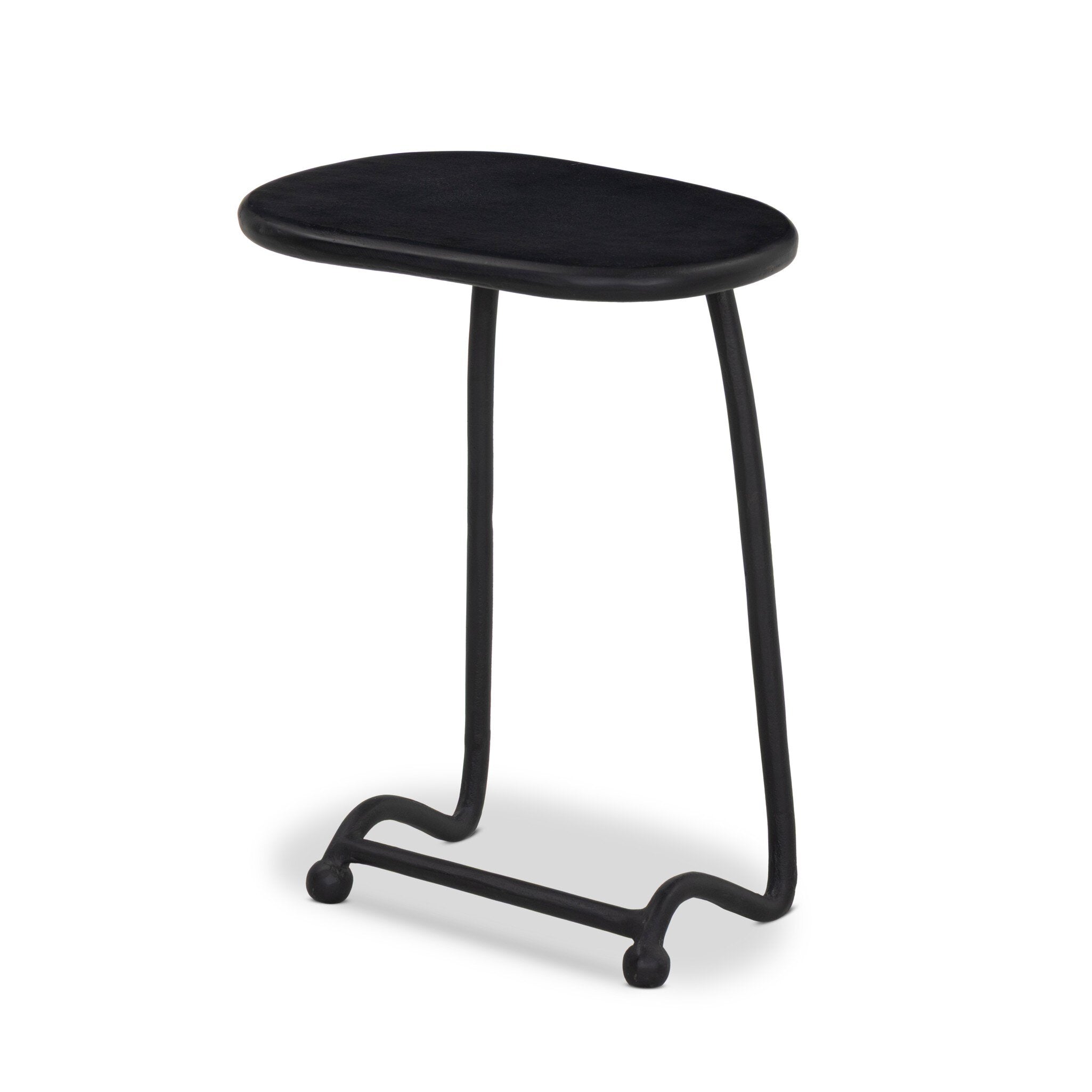 Bray Outdoor End Table - Black Antique