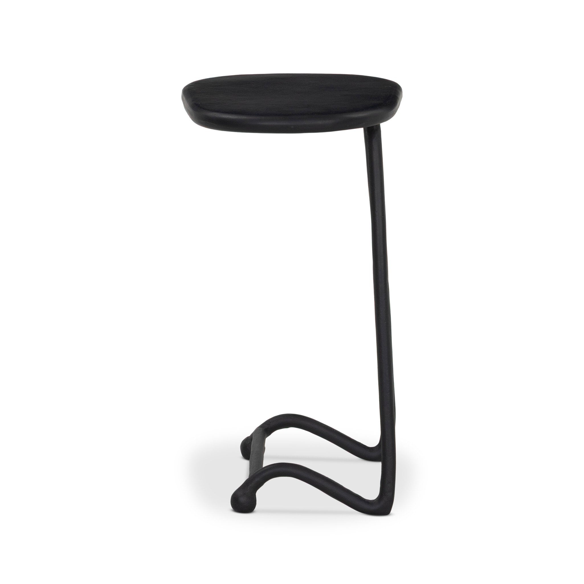 Bray Outdoor End Table - Black Antique