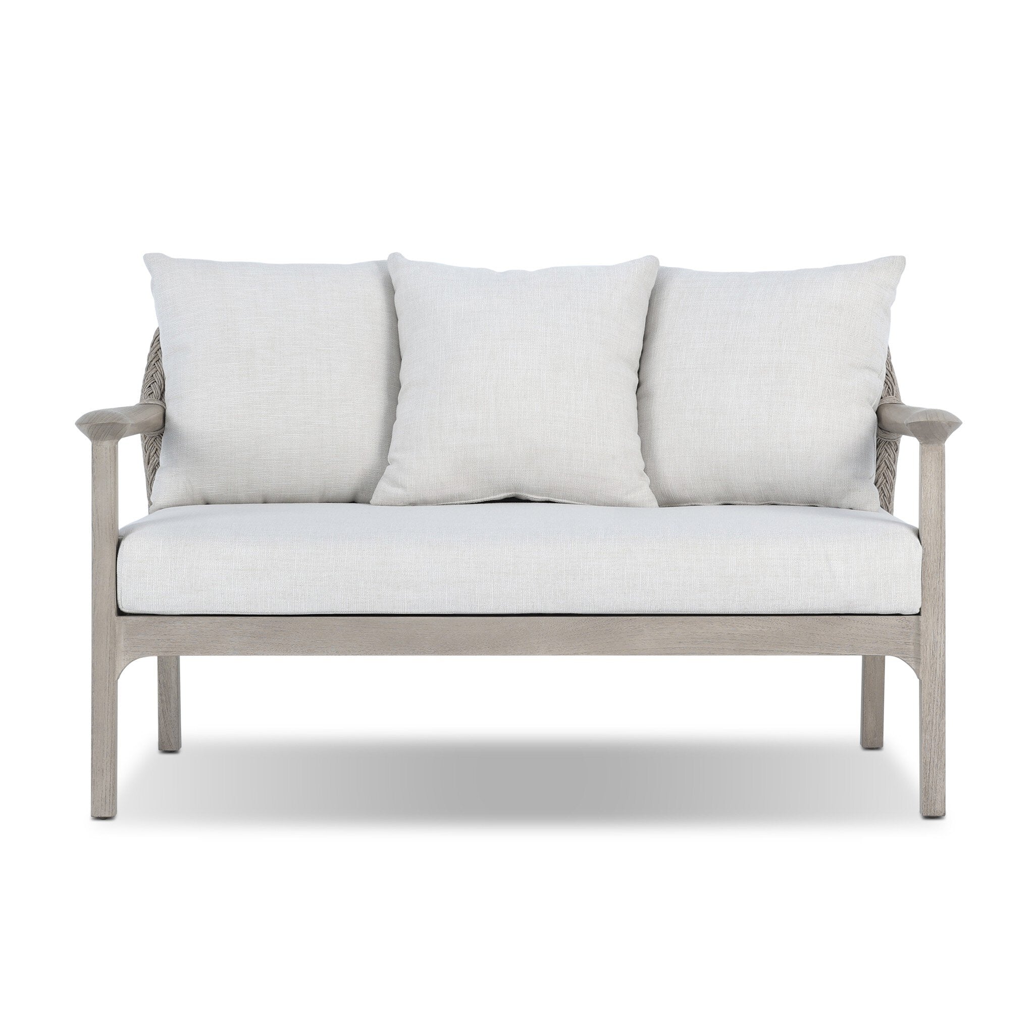 Gelina 53" Outdoor Sofa - Vergo Cream
