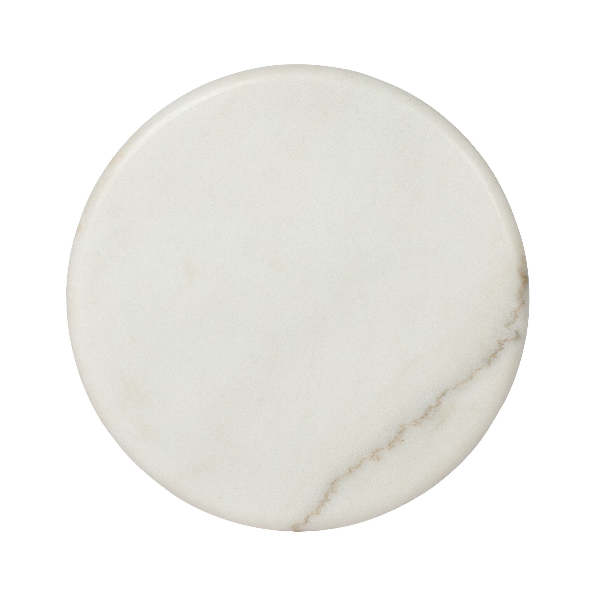 Idalia Outdoor End Table - White Marble