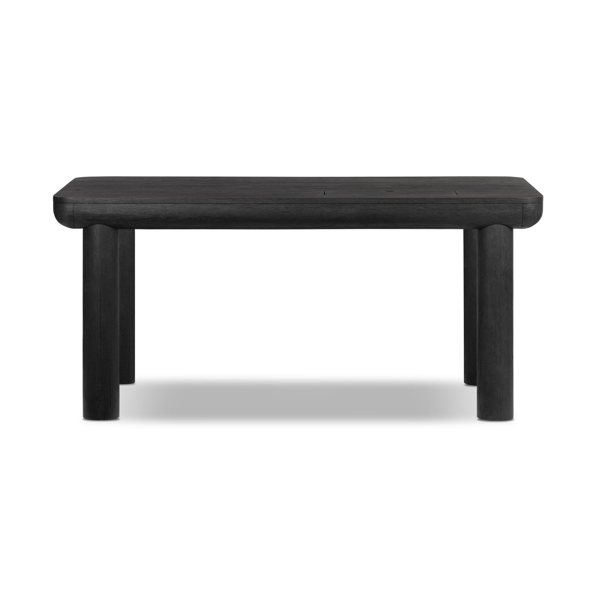 Taylor Standing Desk - Worn Black Oak Veneer
