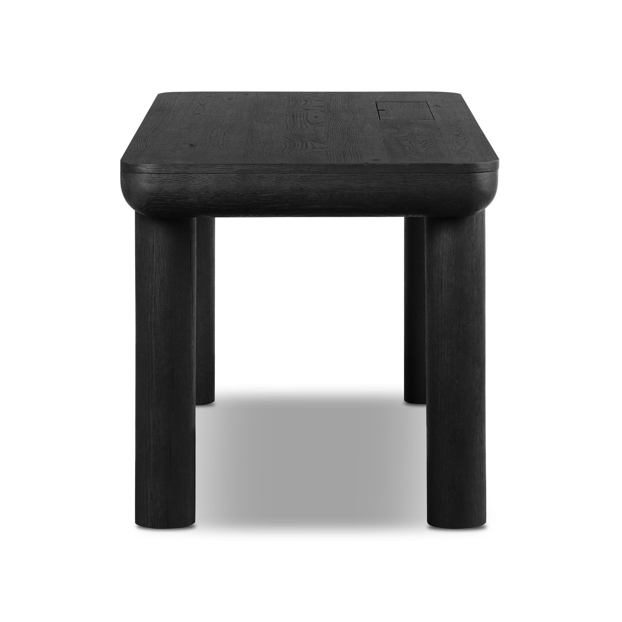 Taylor Standing Desk - Worn Black Oak Veneer