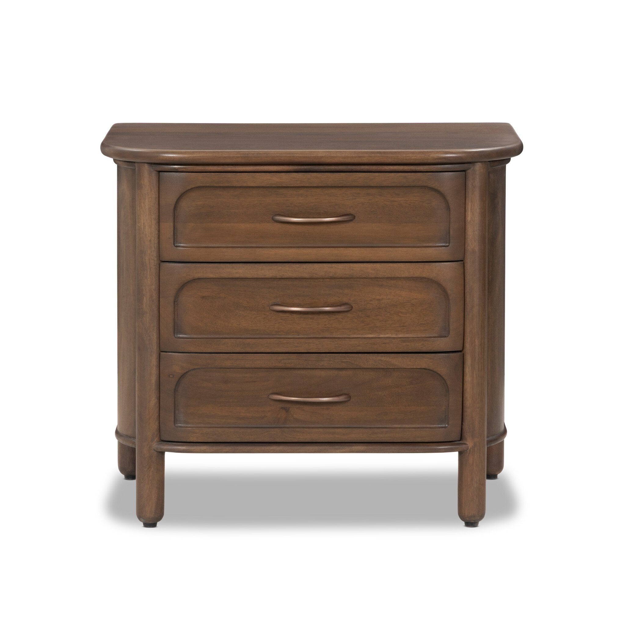 Divion Nightstand - Warm Brown Mango
