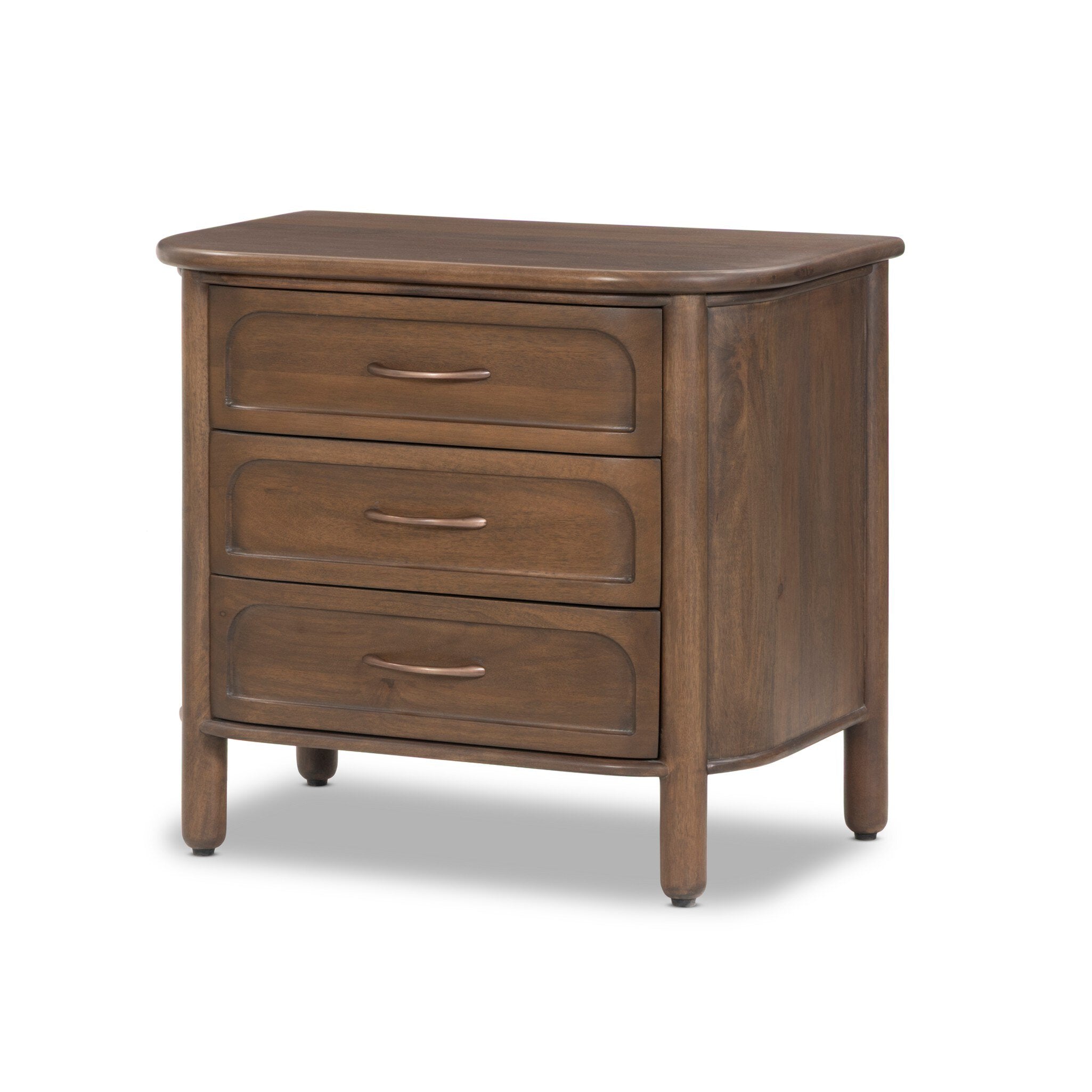 Divion Nightstand - Warm Brown Mango