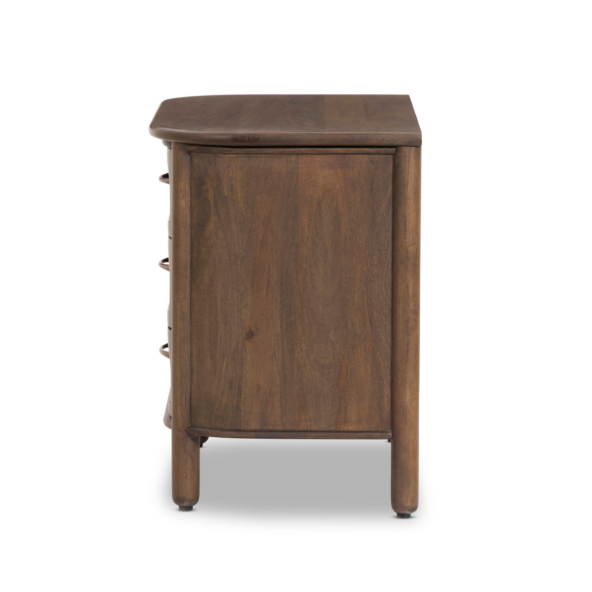 Divion Nightstand - Warm Brown Mango