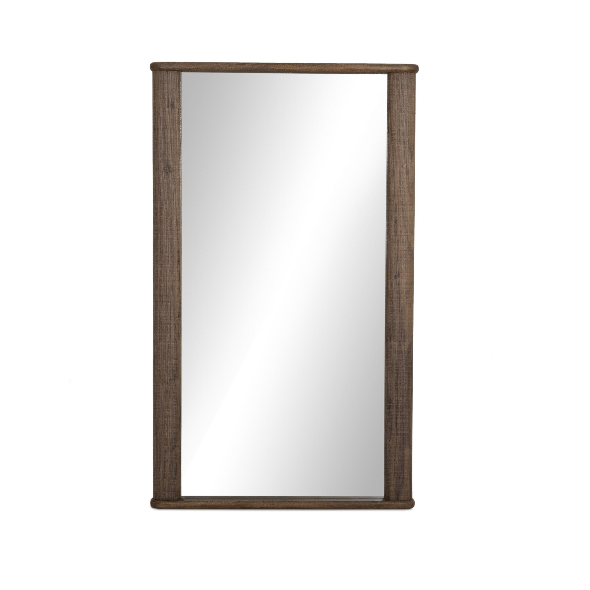 Quinley Floor Mirror - Weathered Mango Solid