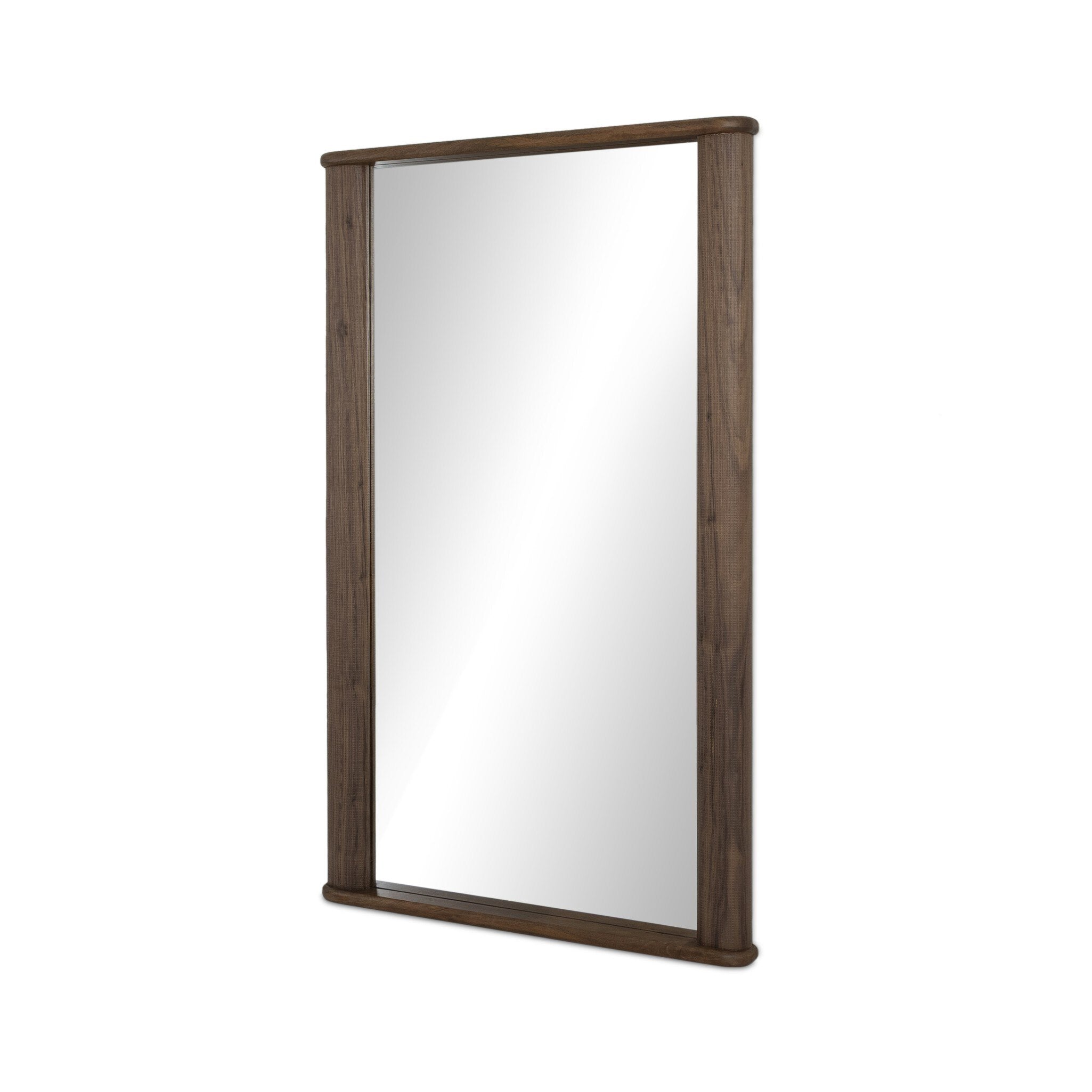 Quinley Floor Mirror - Weathered Mango Solid