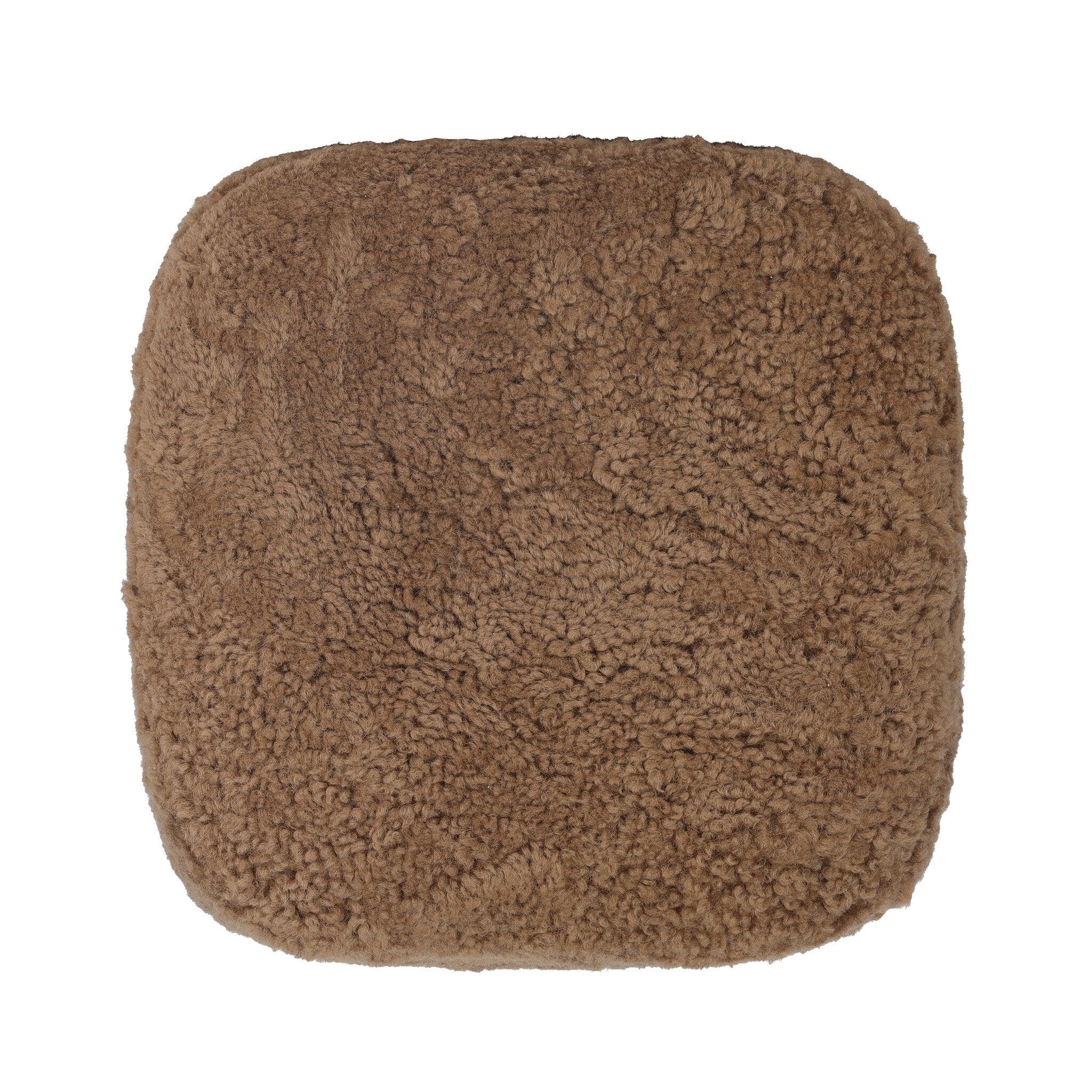 Joey Ottoman - Amber Shearling