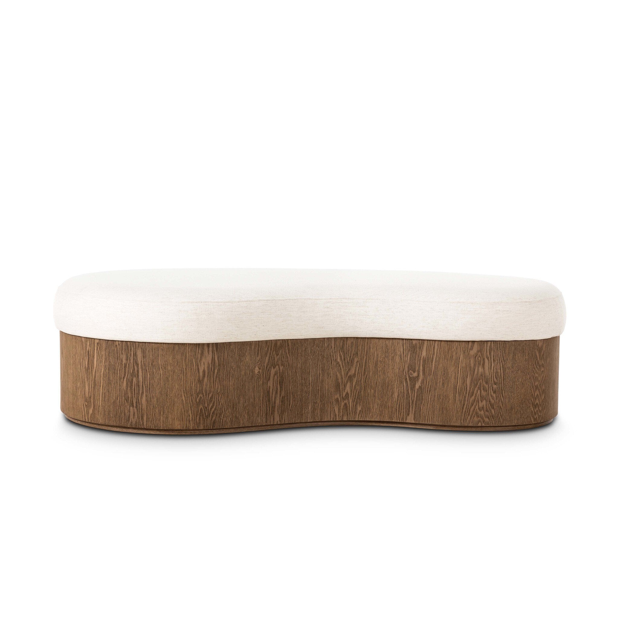 Celeste Cocktail Ottoman - Crypton Nomad Snow