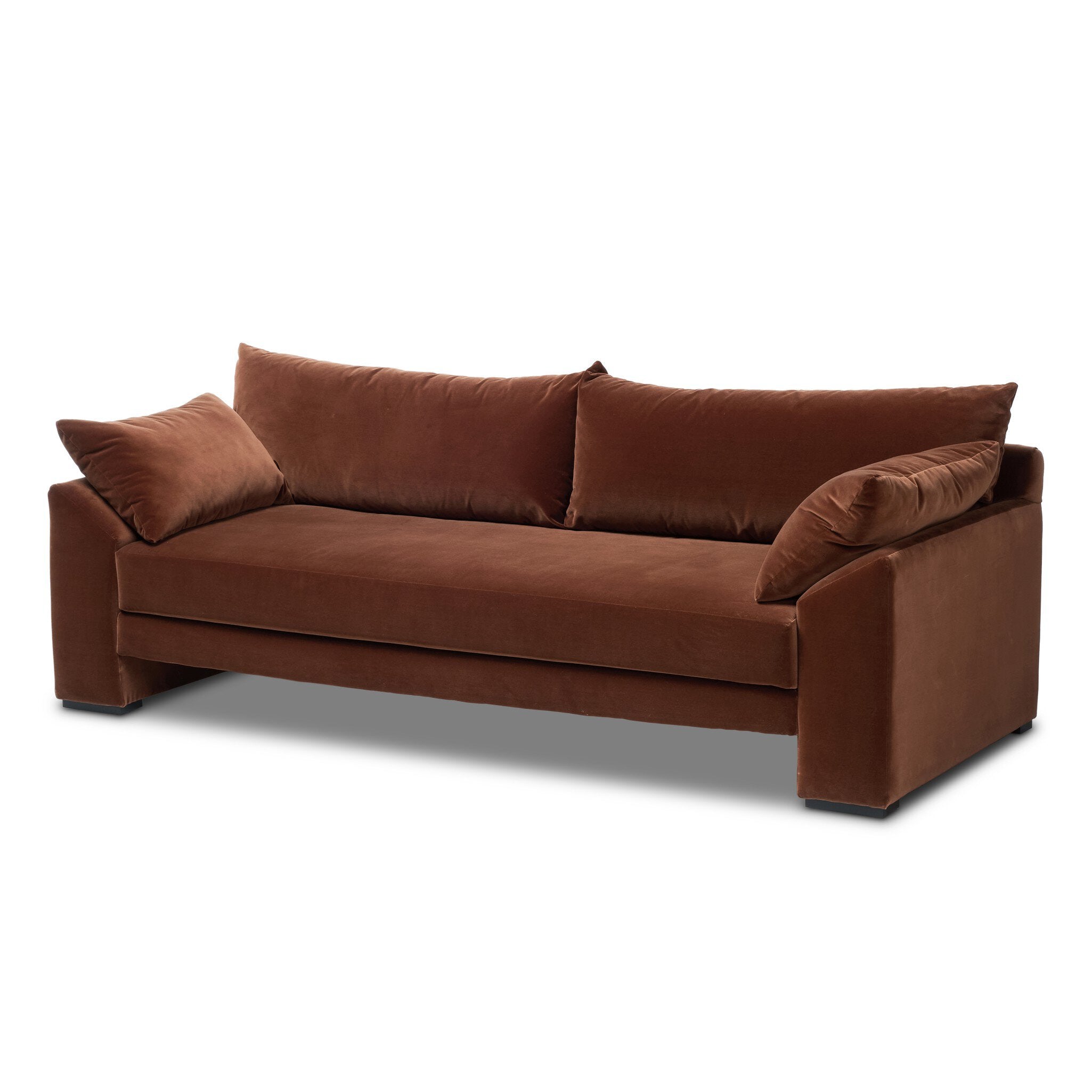 Mirella 86" Sofa - Surrey Auburn