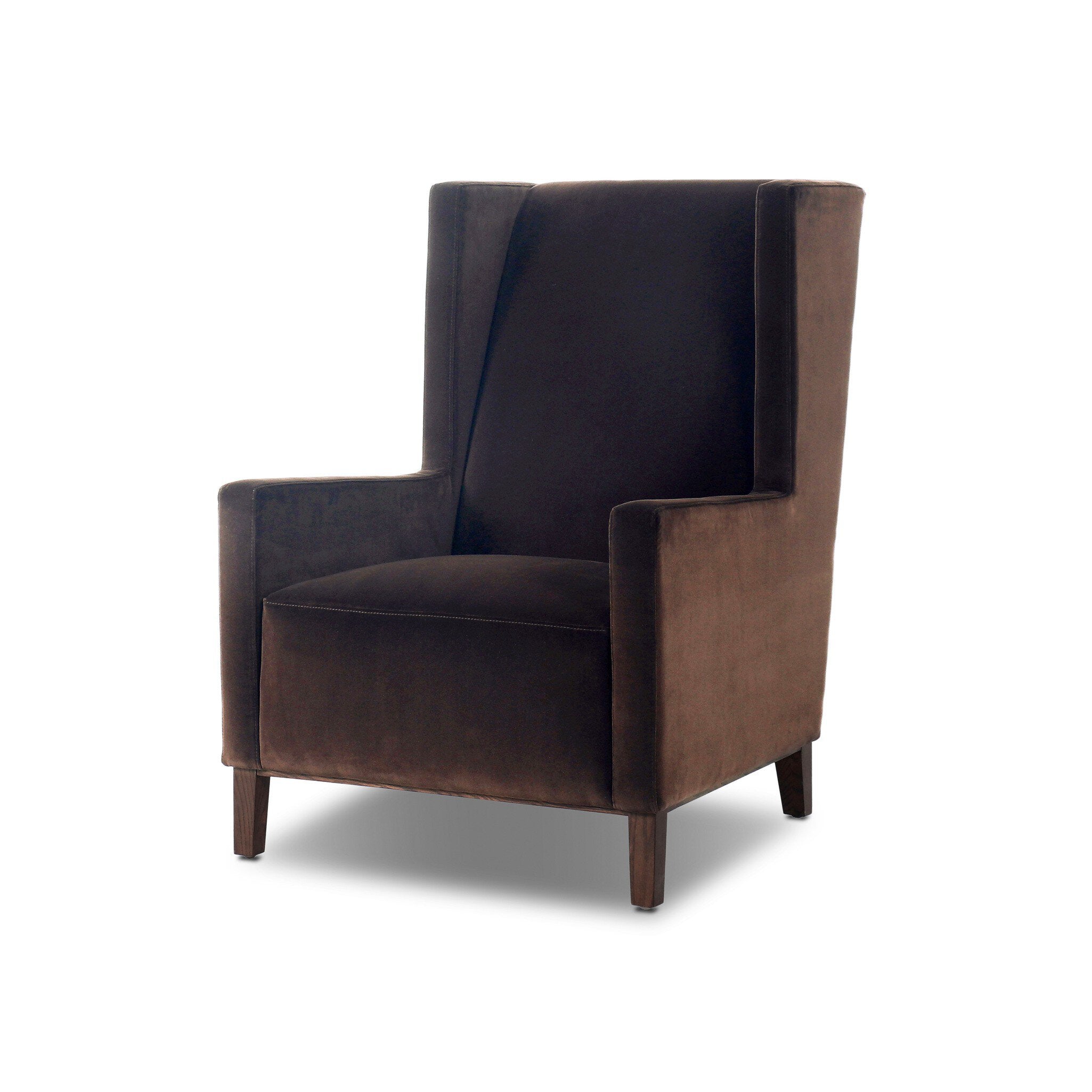 Savita Wing Chair - Surrey Cocoa