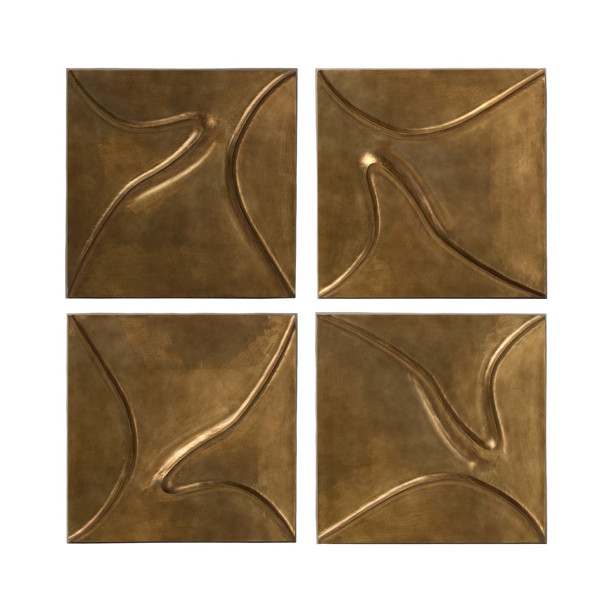 Ozias Metal Wall Panel Set - Set of 4