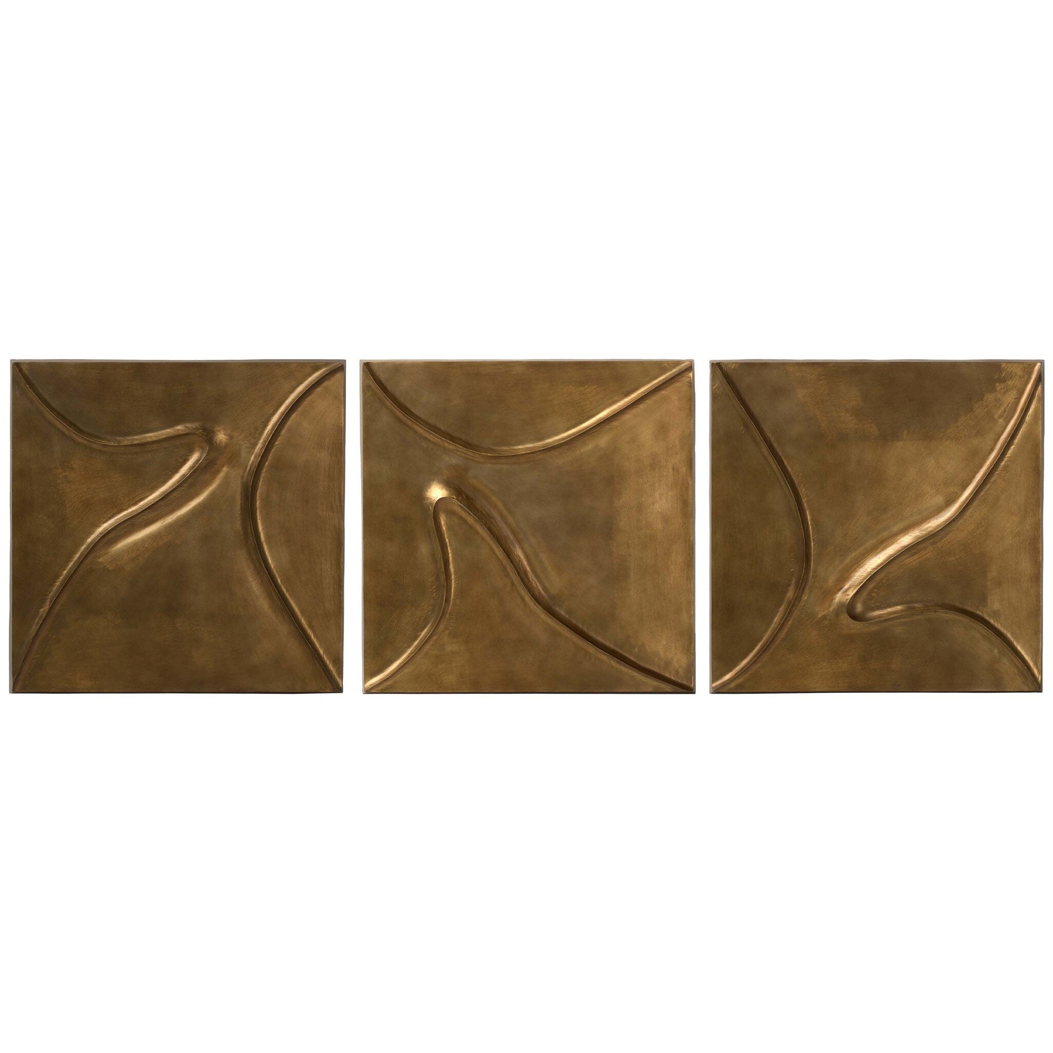 Ozias Metal Wall Panel Set - Set of 3