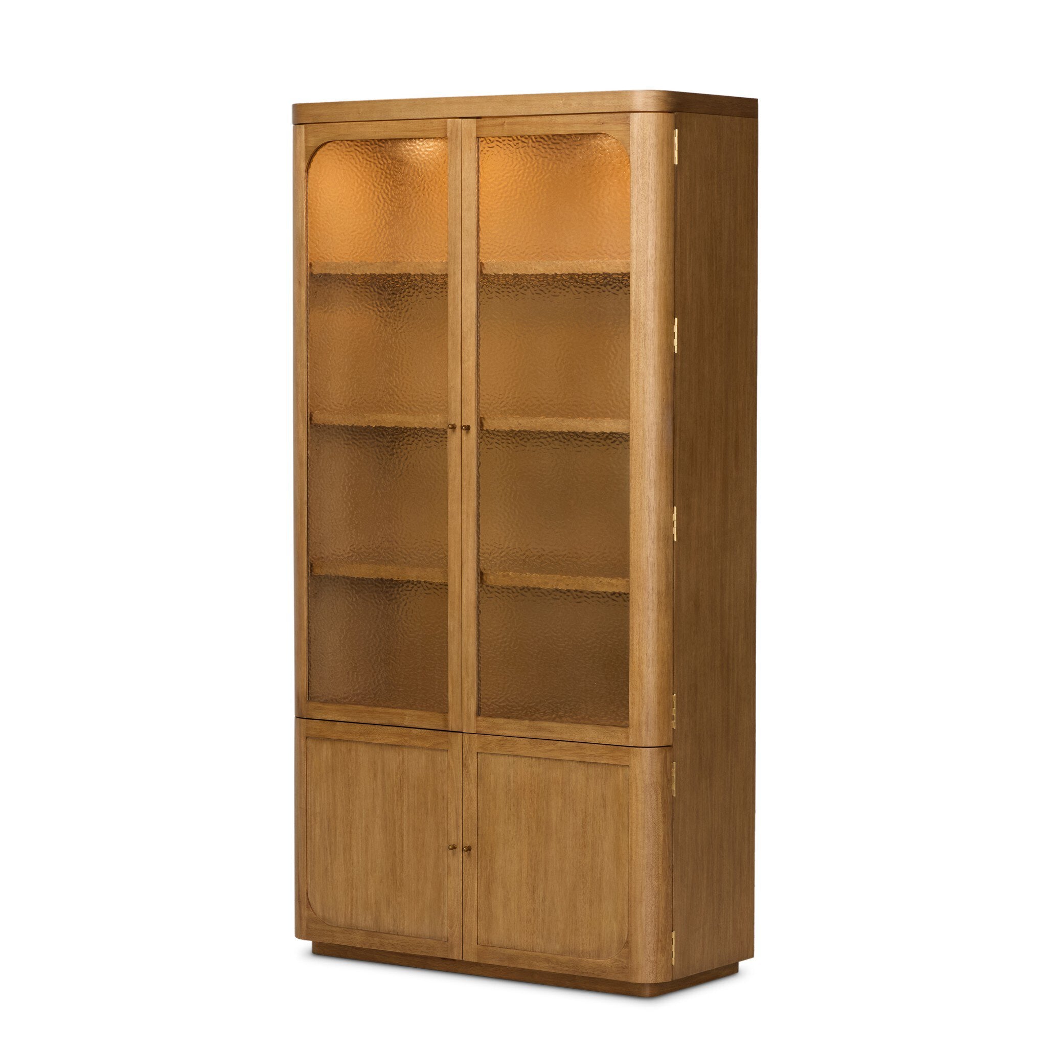 Lansford Cabinet - Natural Parawood Veneer