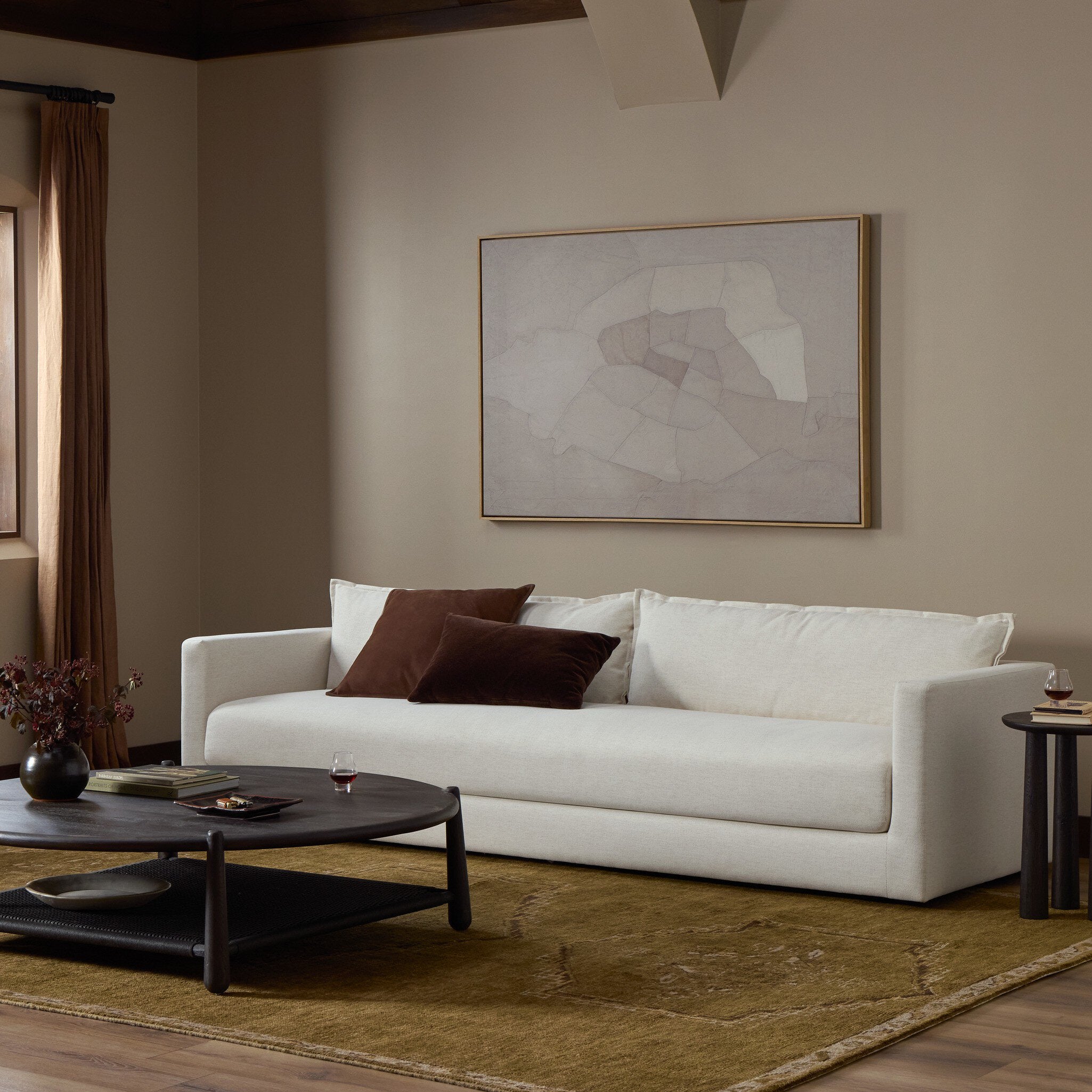 Colmar 106" Sofa - Crypton Nomad Snow