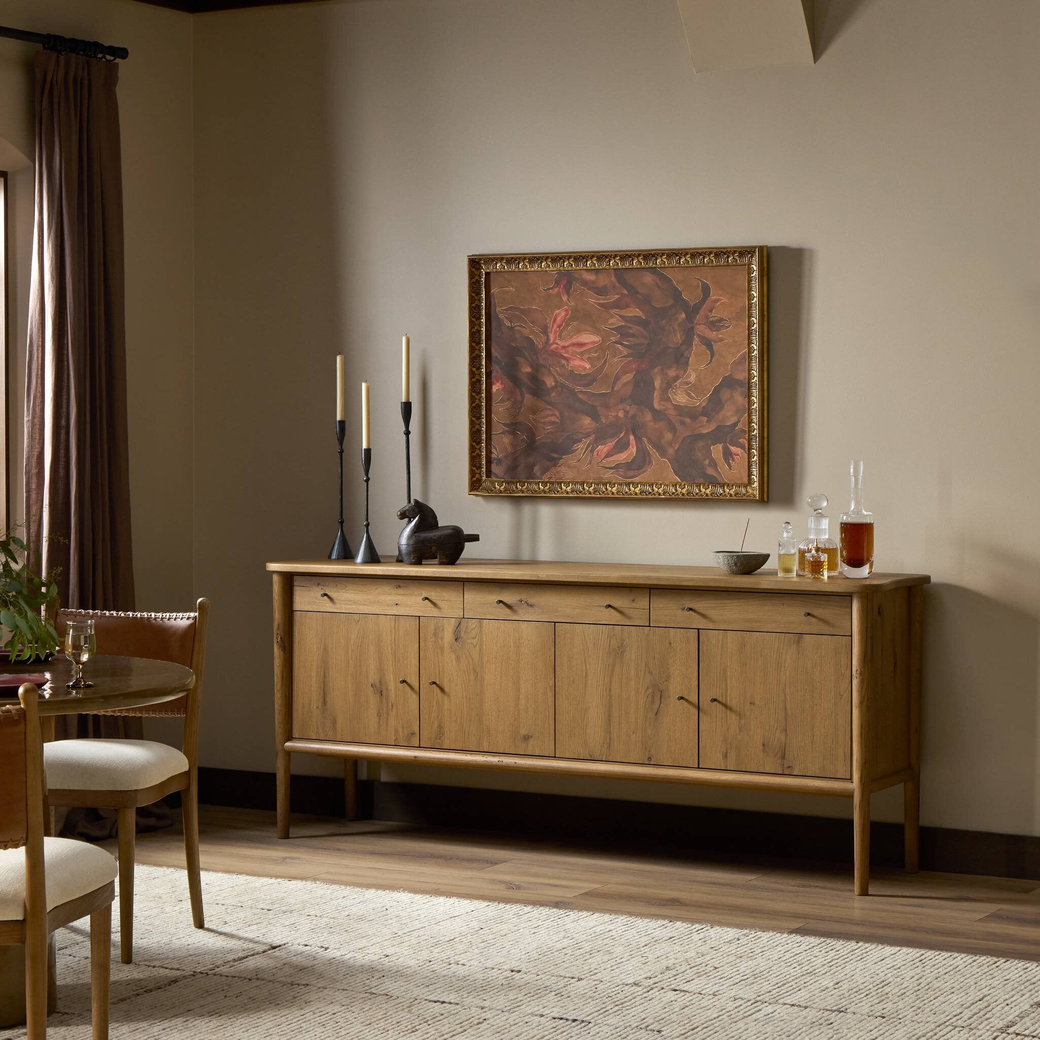 Weslin Sideboard - Drifted Oak Veneer