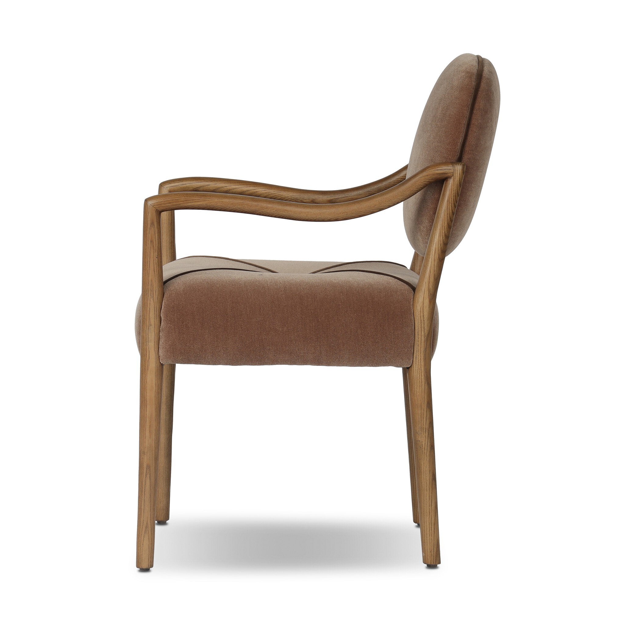 Auden Dining Arm Chair - Monte Mushroom
