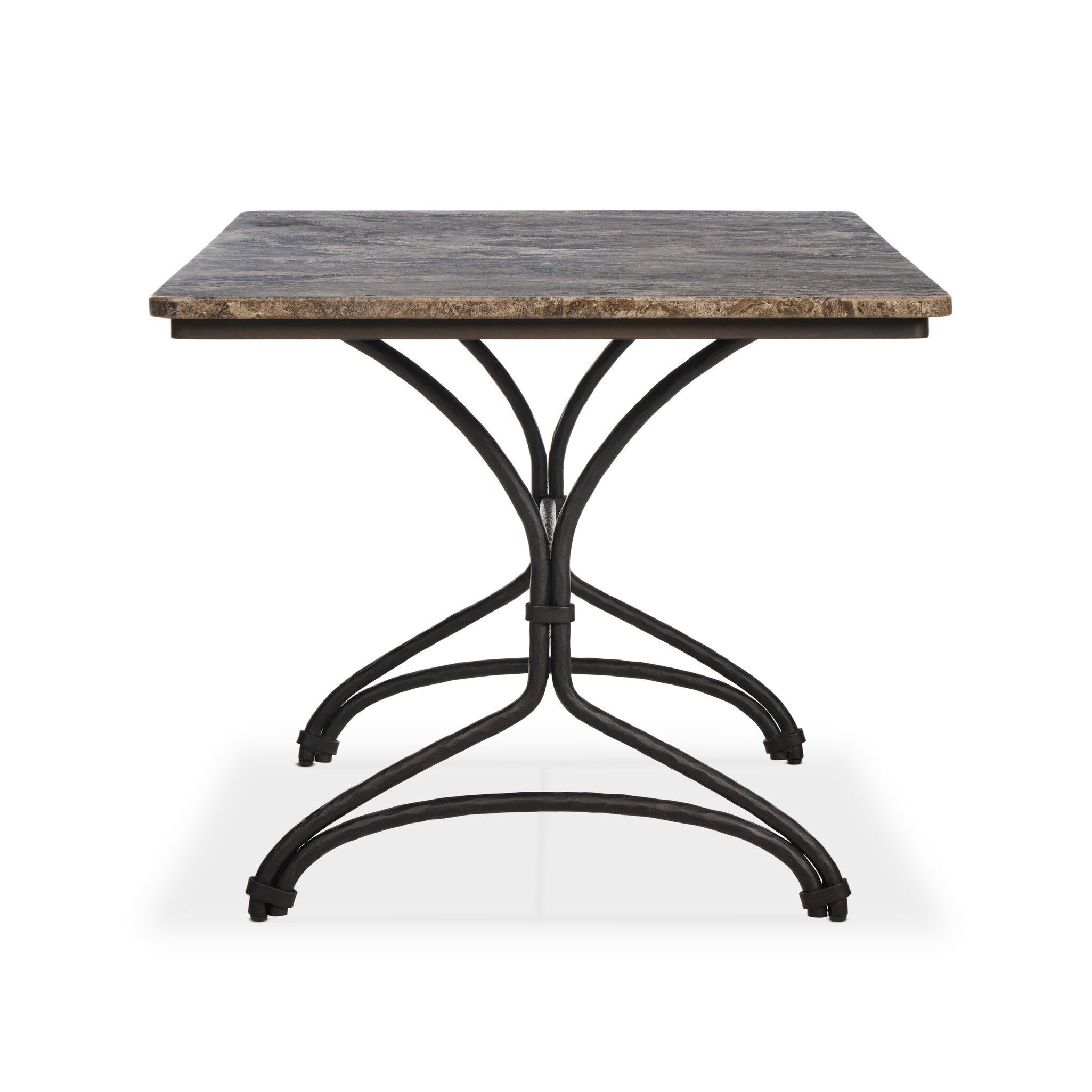 Nyssa Dining Table - Warm Grey Marble