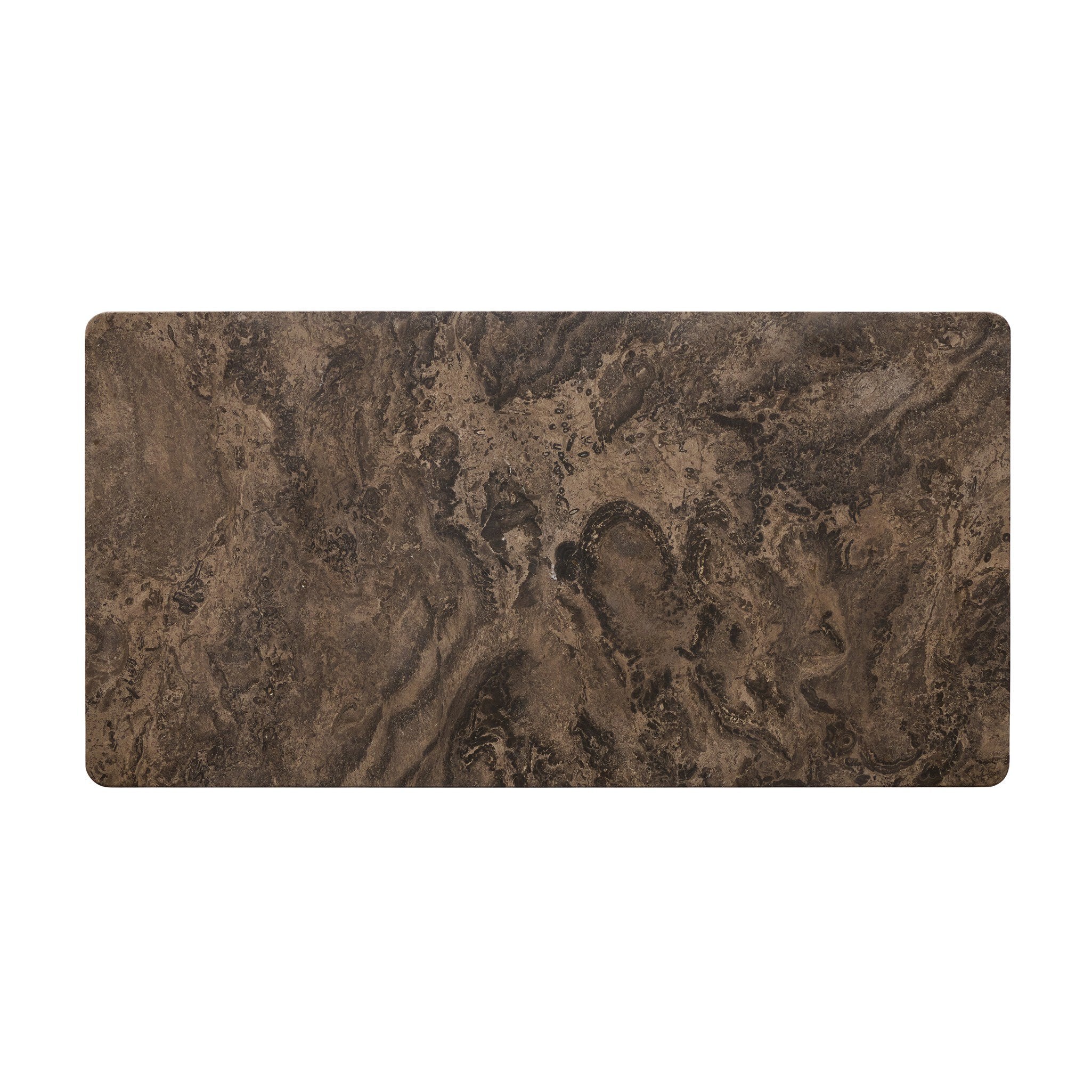 Nyssa Dining Table - Warm Grey Marble