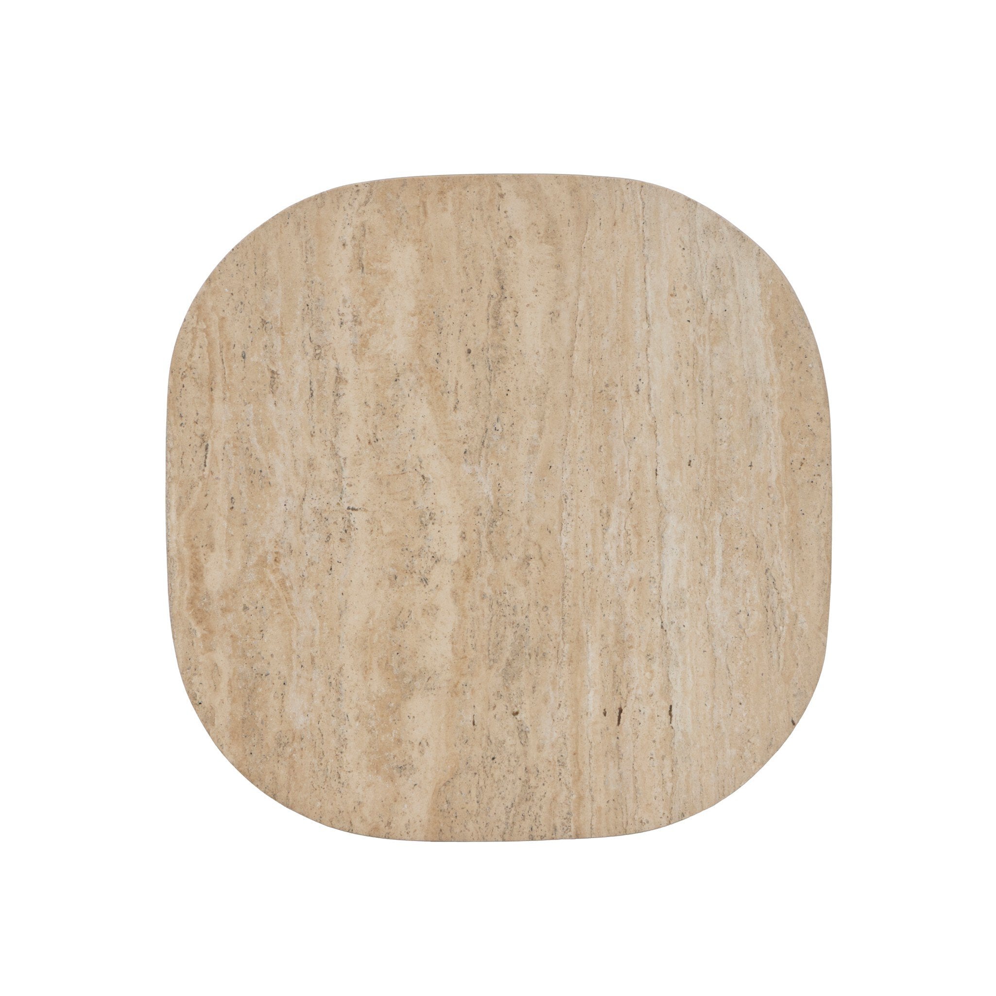 Christopher End Table - Taupe Travertine
