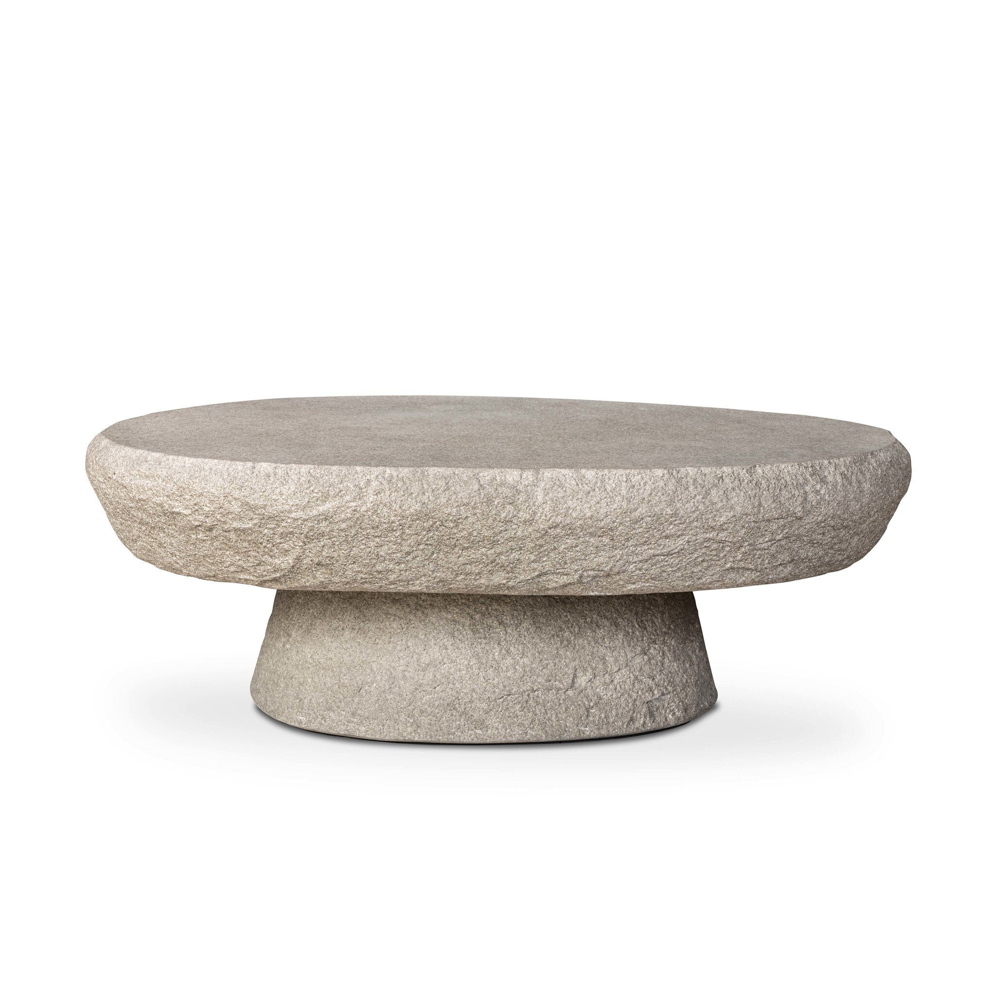 Magnus Outdoor Coffee Table - Smooth Natural Concrete
