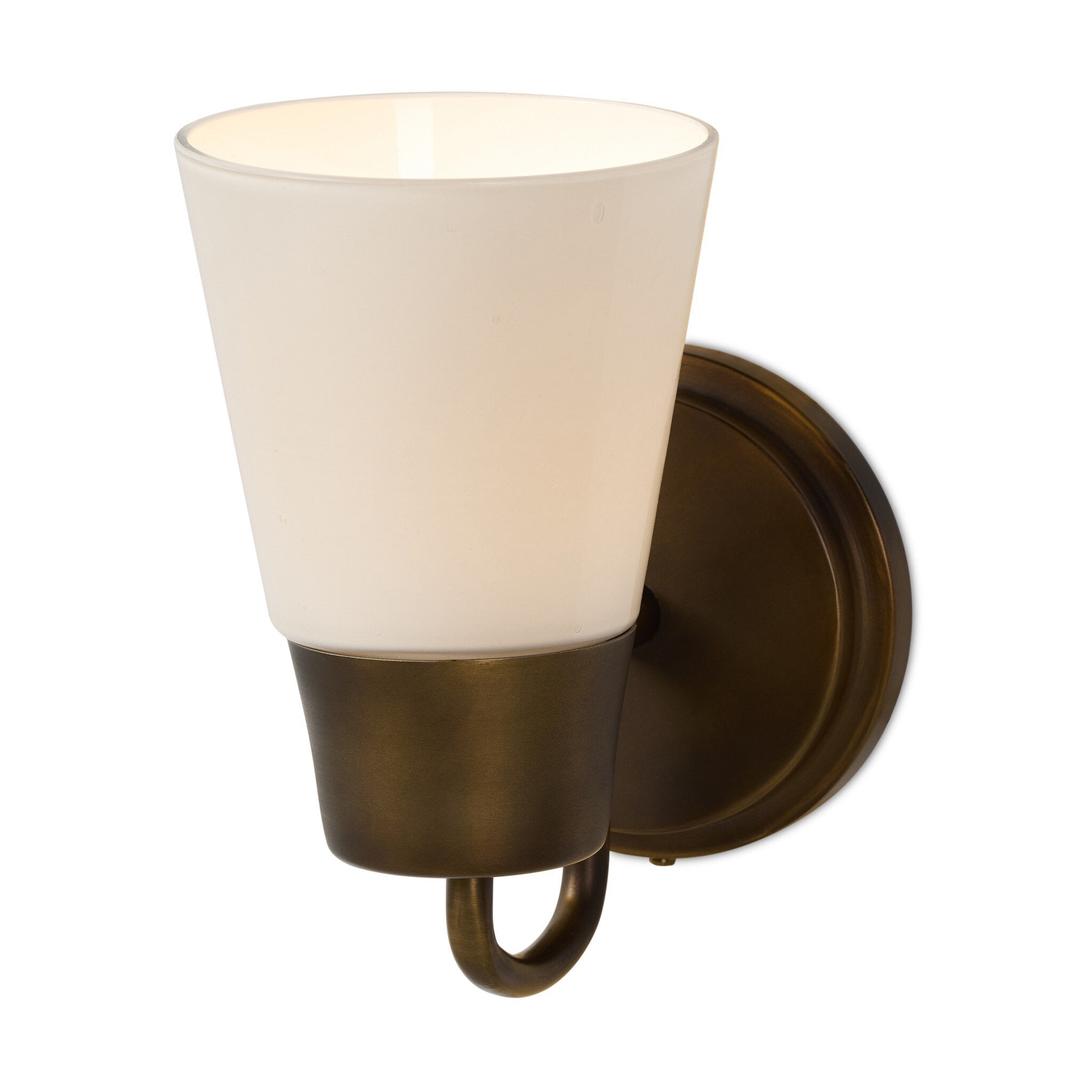 Mavis Sconce - Milk Glass
