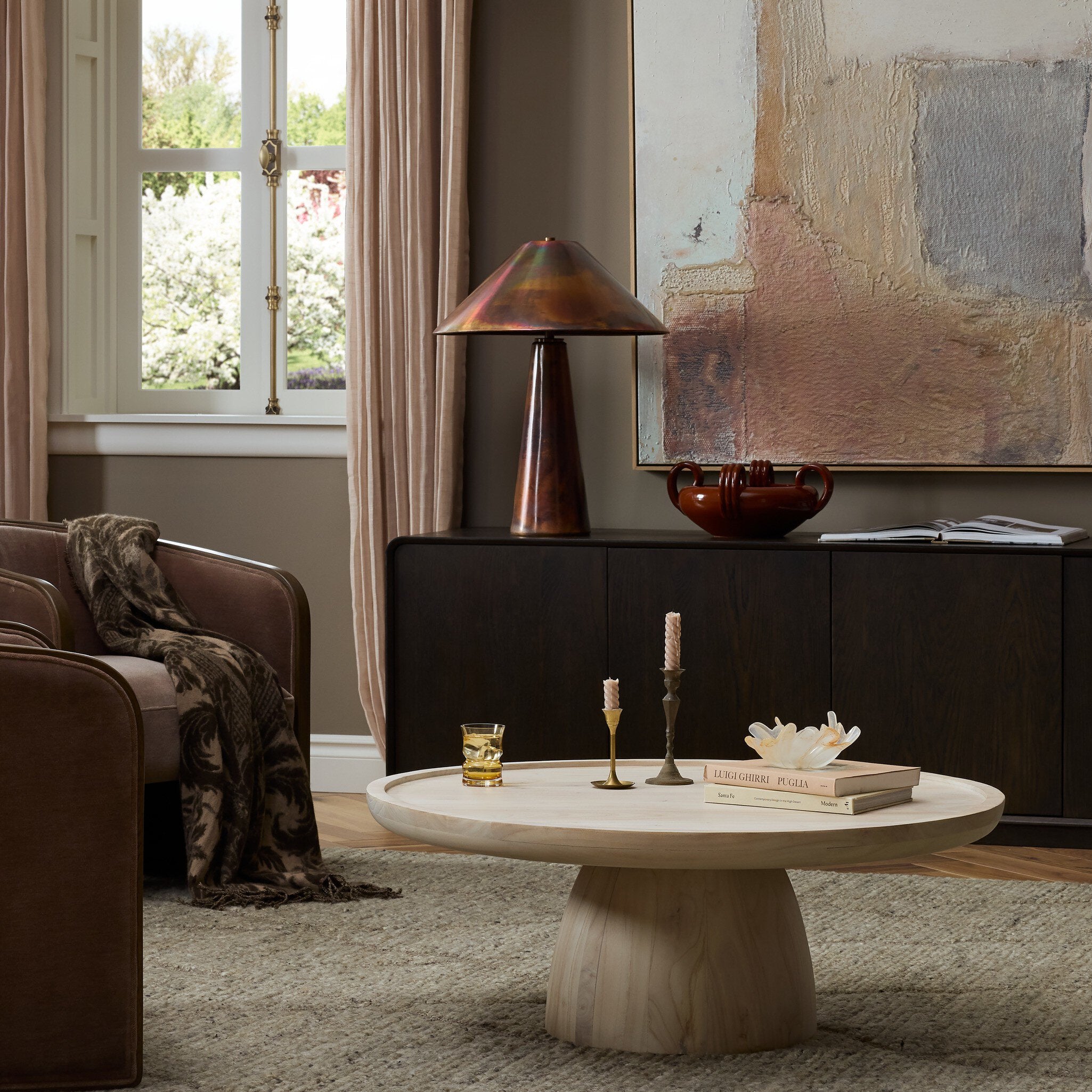 Evara Coffee Table - Natural White Neem