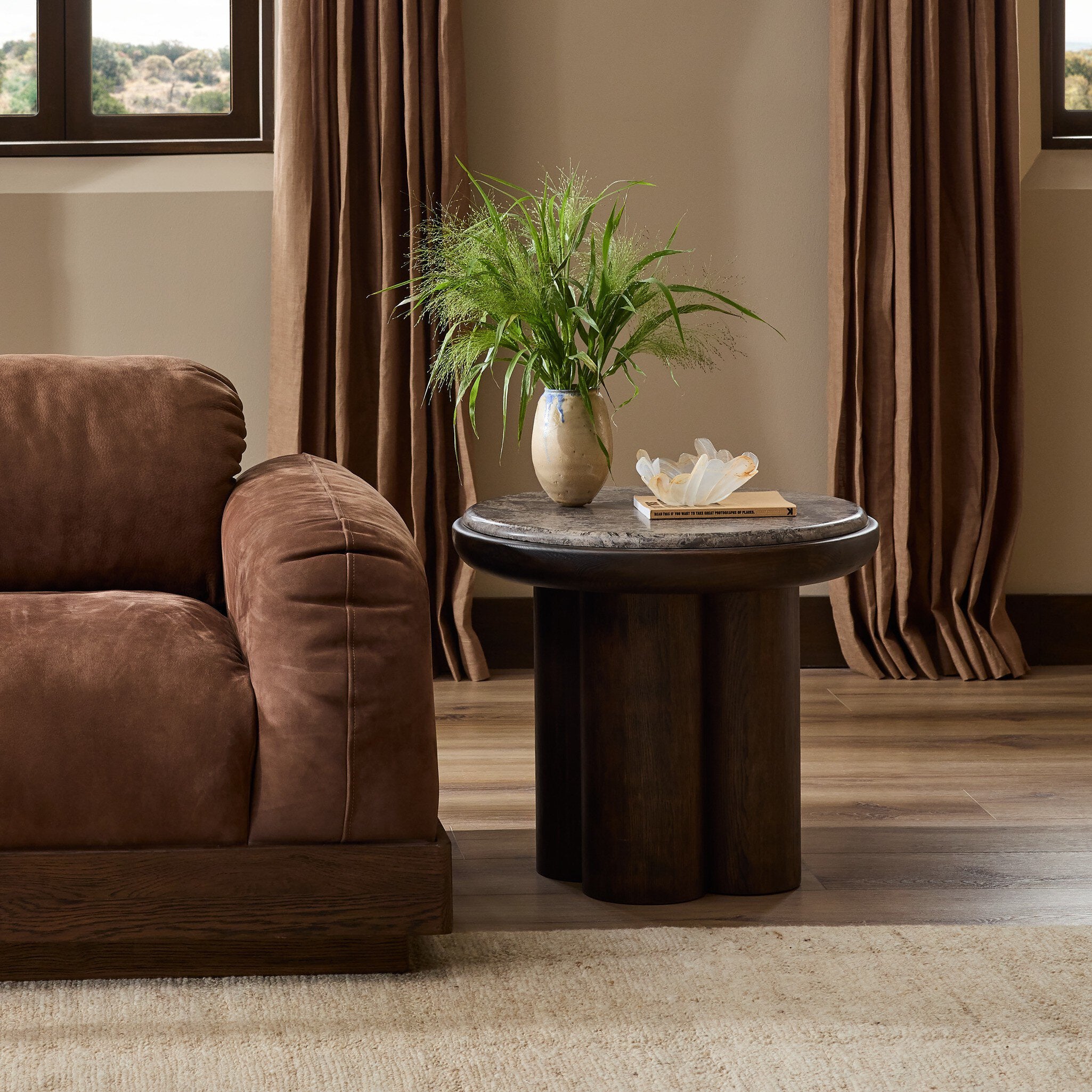Zeke End Table - Coco Ash Veneer