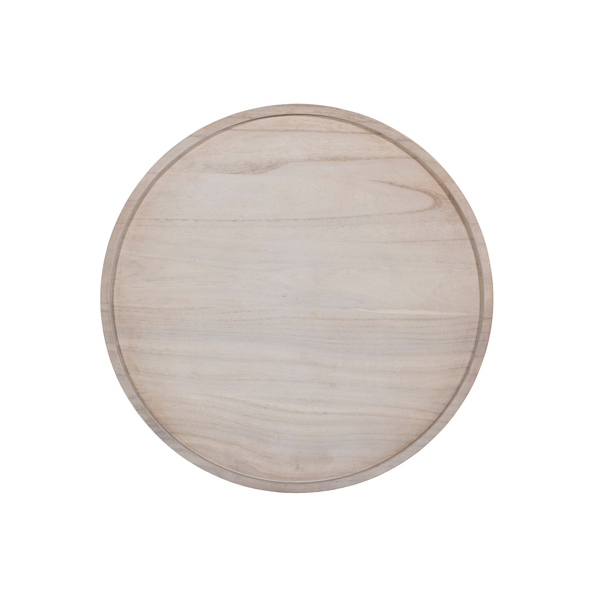 Evara End Table - Natural White Neem