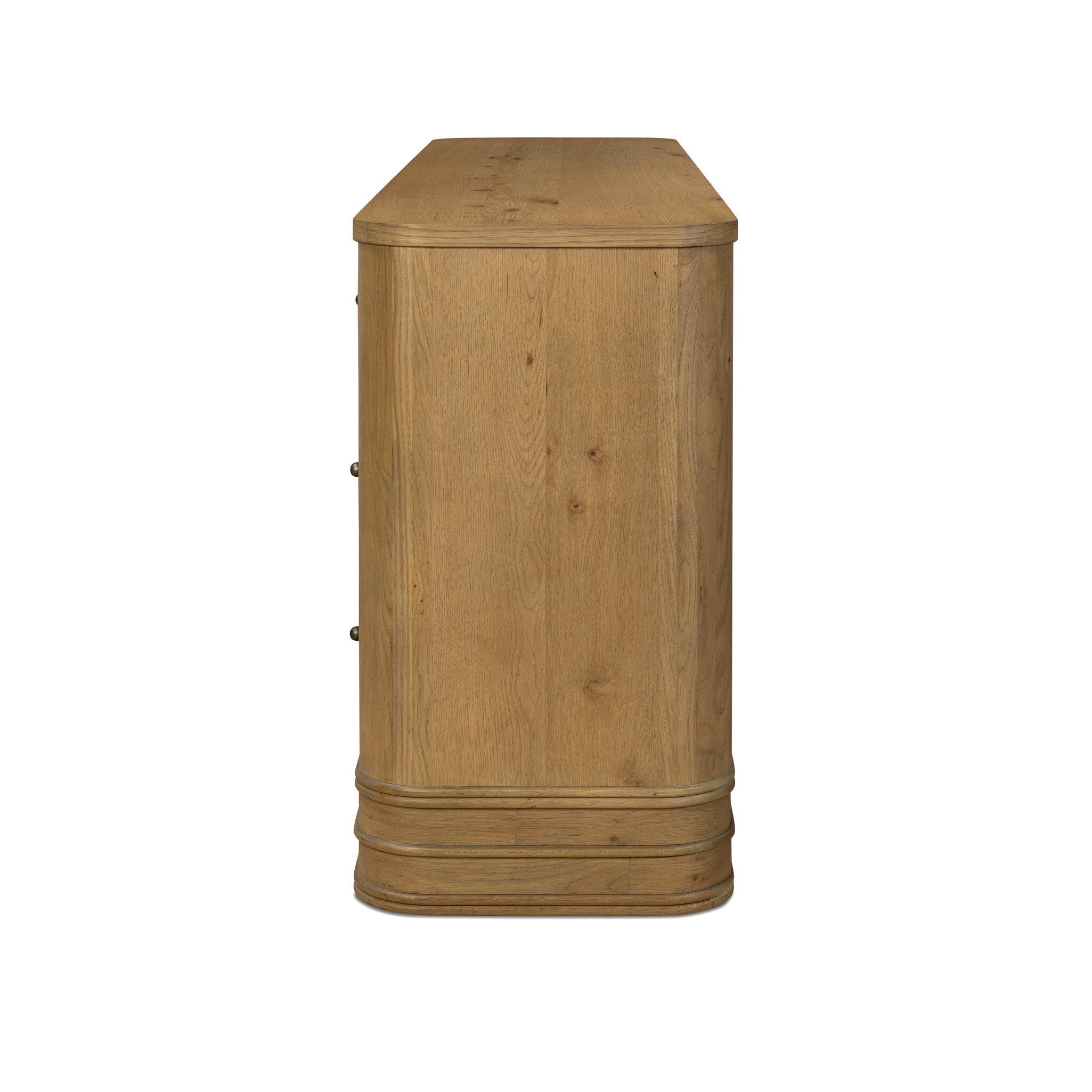Minnie 7 Drawer Dresser - Aged Natural Oak Veneer