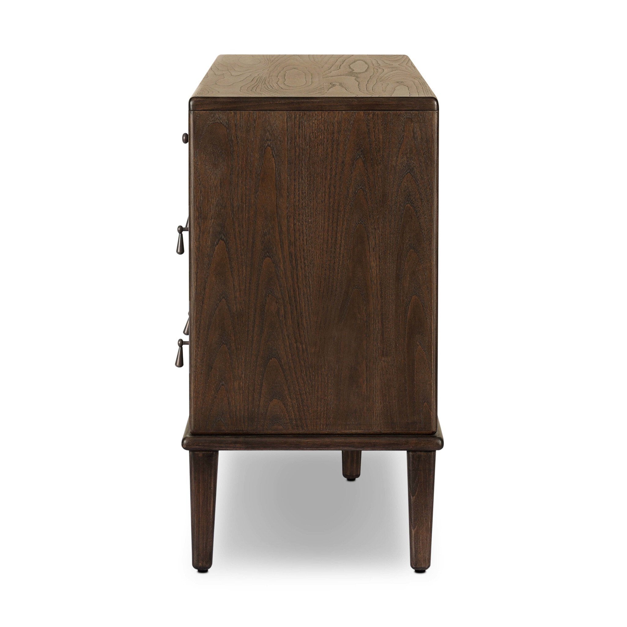 Zaria 6 Drawer Dresser - Dark Brown Sungkai
