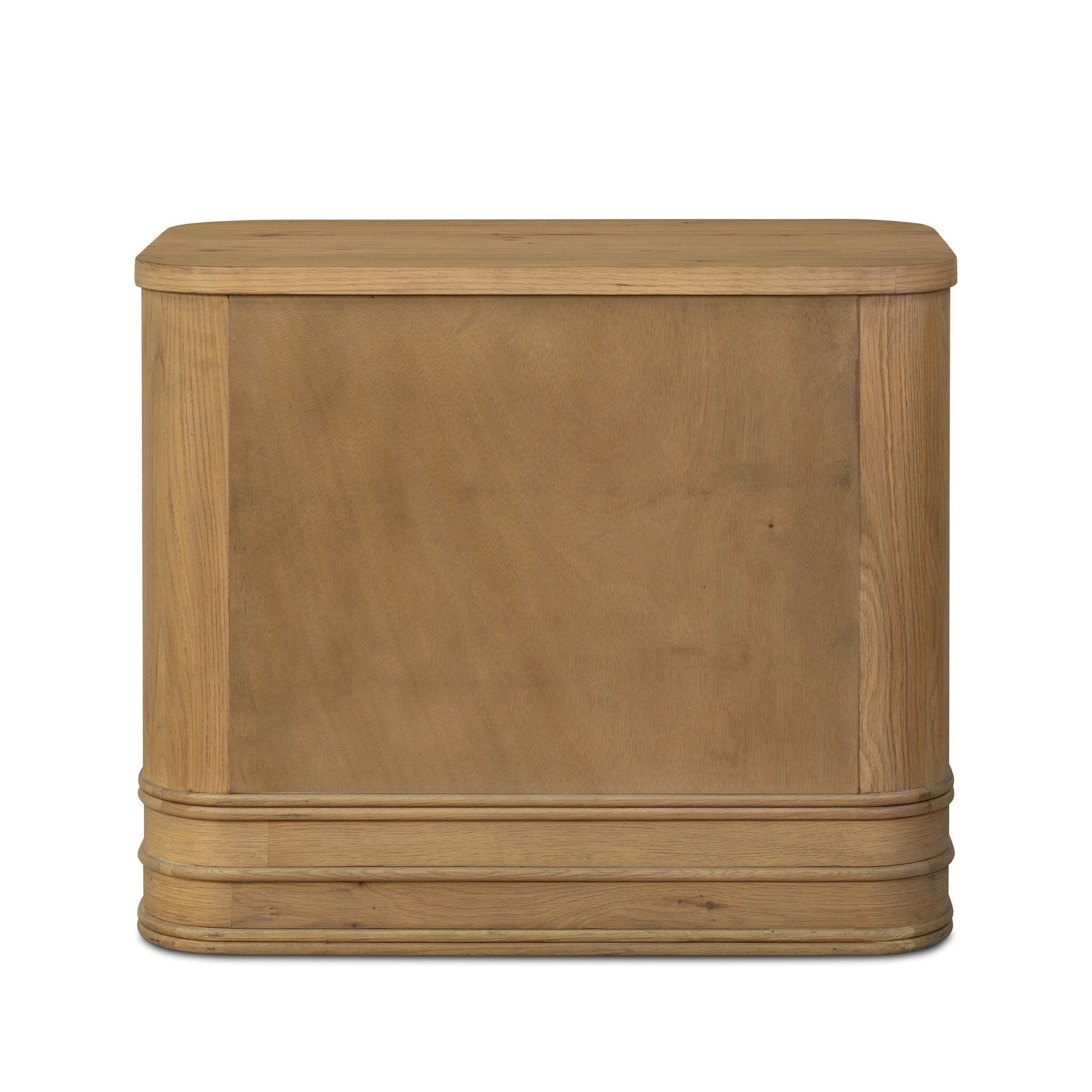 Minnie Nightstand - Aged Natural Oak Veneer