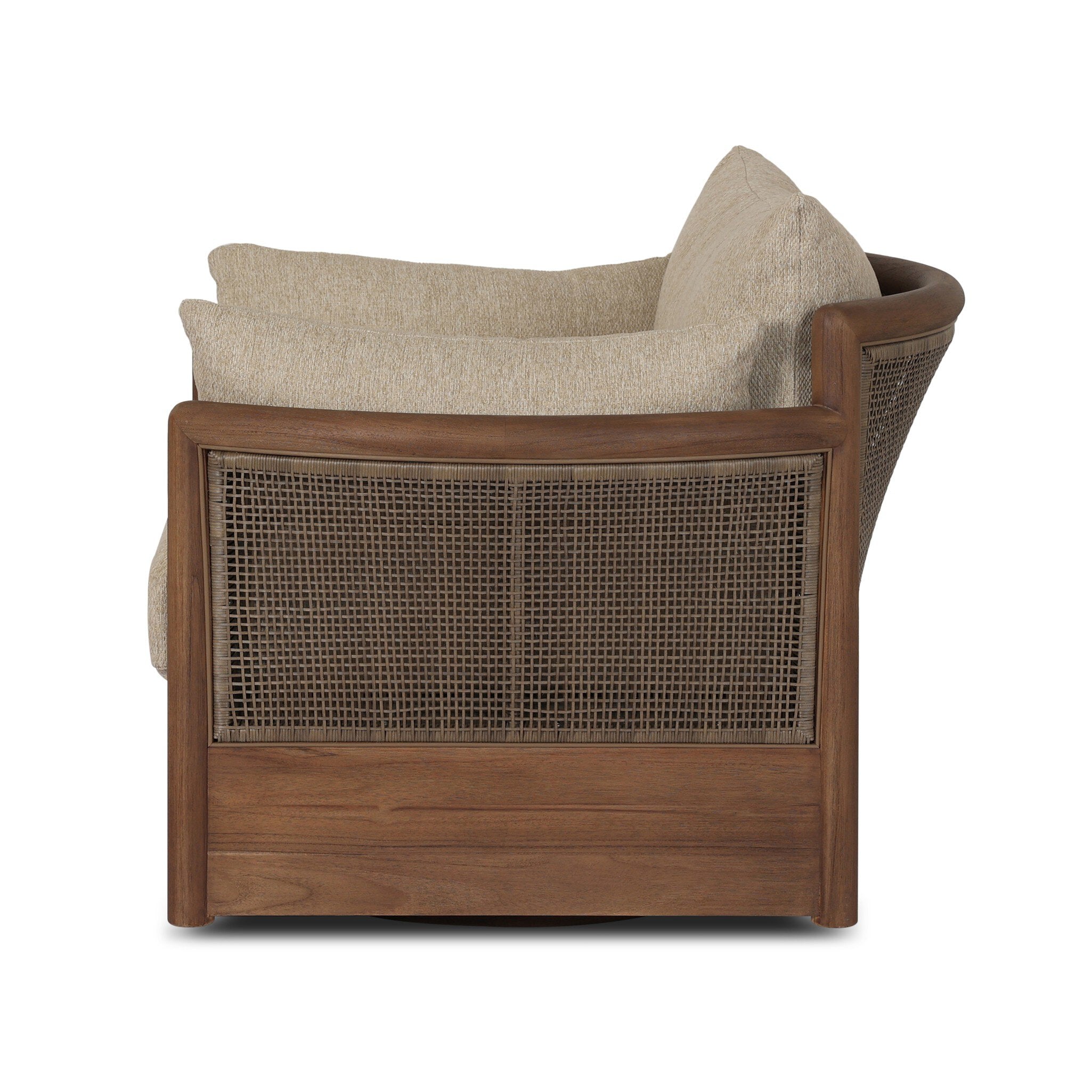 Barbosa Outdoor Swivel Chair - Concha Beige