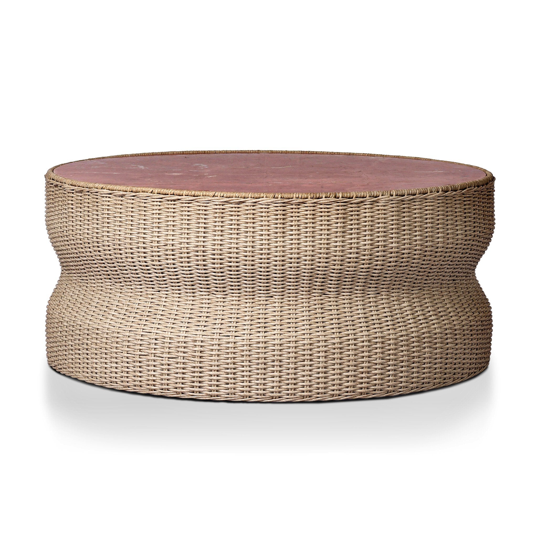 Brixby Outdoor Coffee Table - Desert Marble