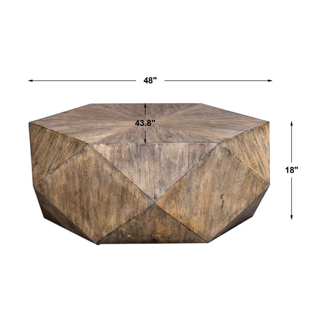 Uttermost Volker Honey Coffee Table