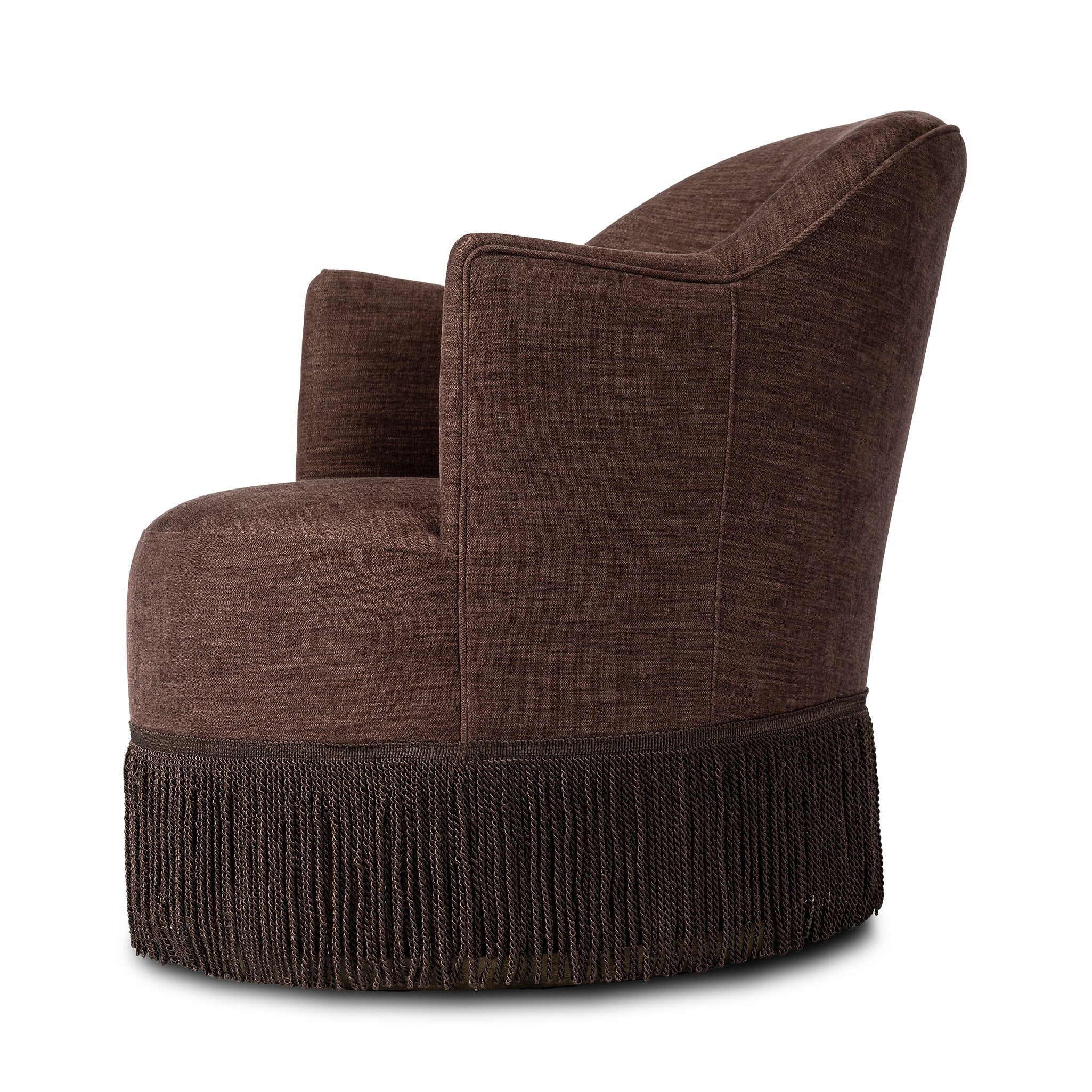 Aurora Fringe Swivel Chair