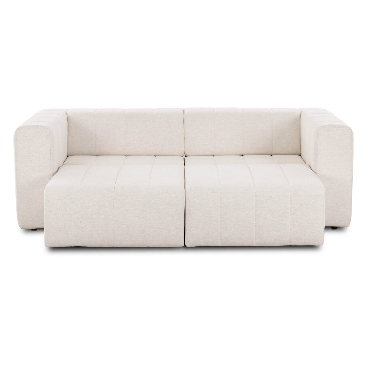 Langham Power Recliner 2-Piece Sectional - Crypton Nomad Snow by Four Hands
