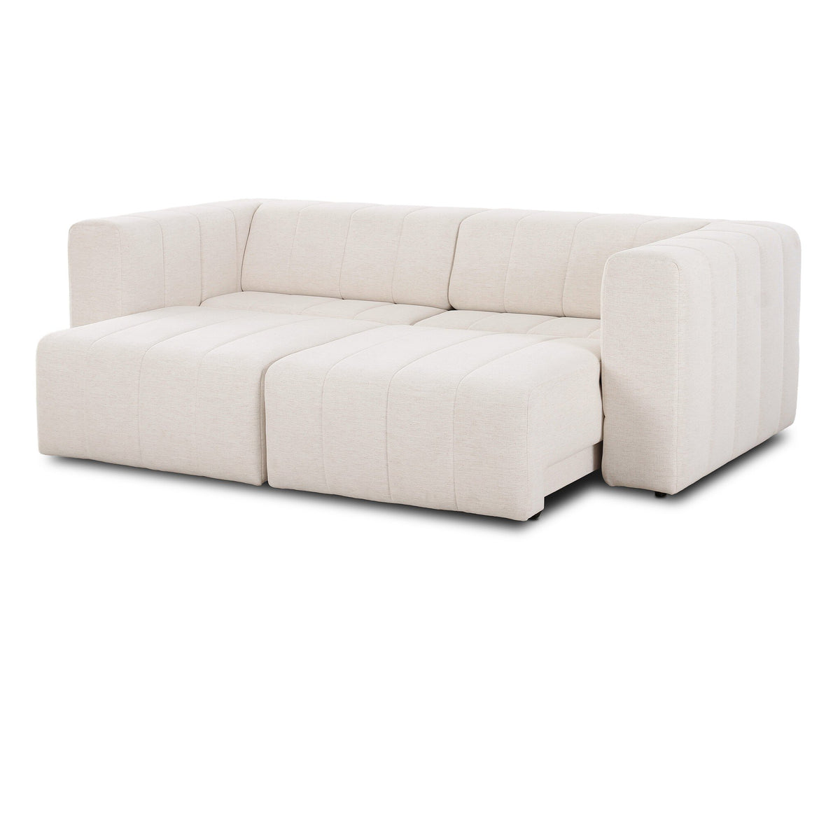 Langham Power Recliner 2-Piece Sectional - Crypton Nomad Snow by Four Hands
