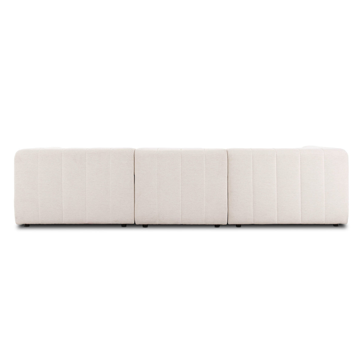 Langham Power Recliner 3-Piece Sectional - Crypton Nomad Snow by Four Hands