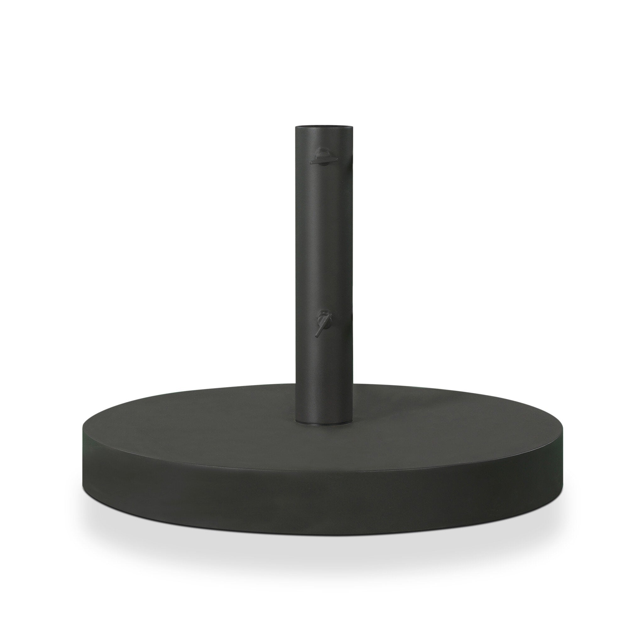 Baska Outdoor Umbrella Stand - Black Stainless Steel