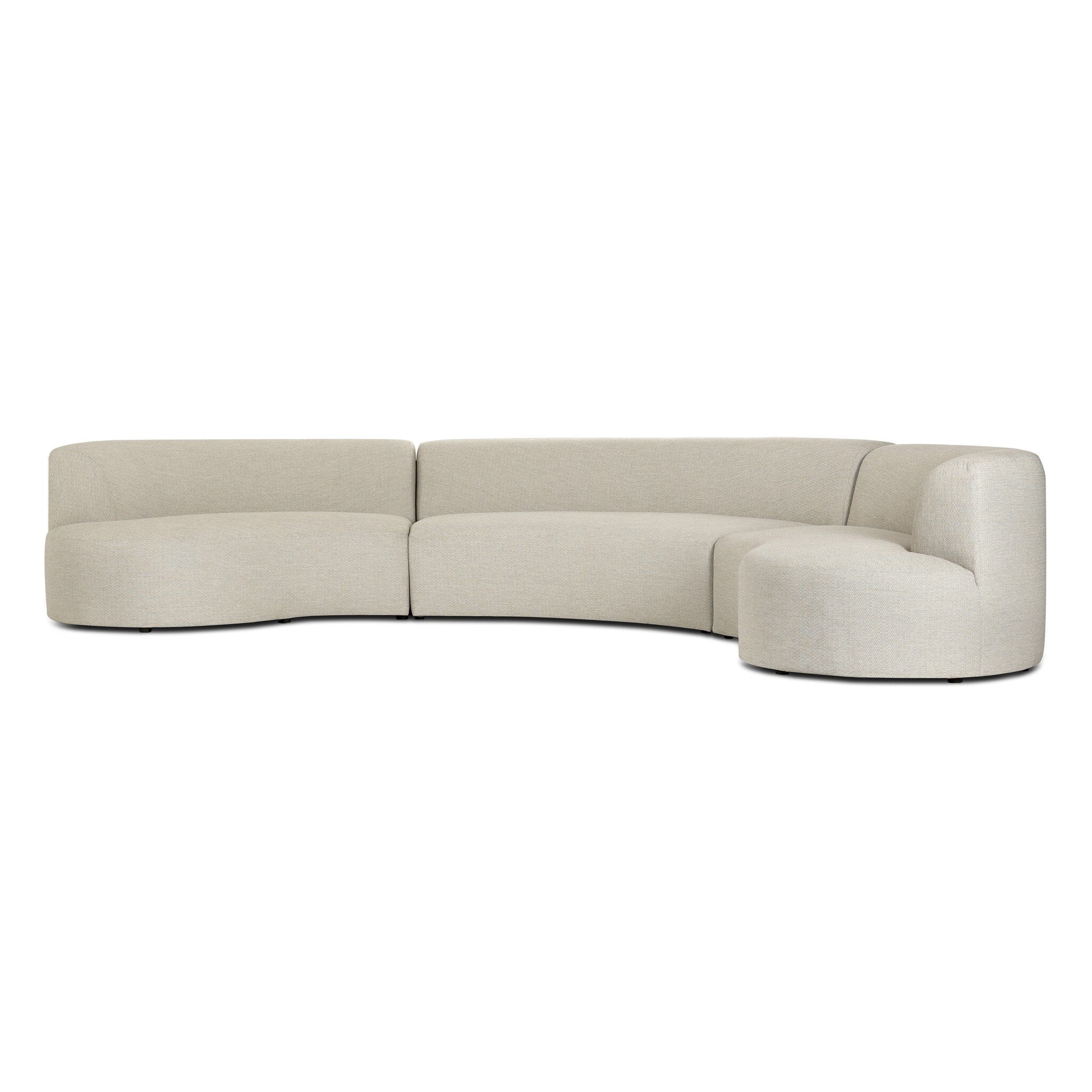 Opal Outdoor 3 Piece Sectional - Faye Sand